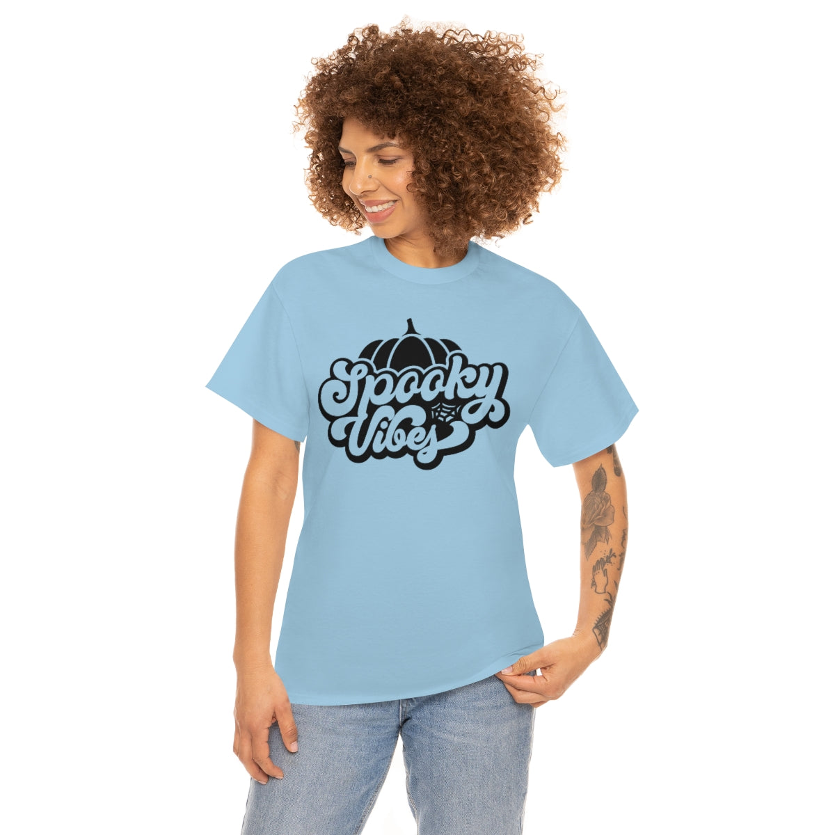 "Spooky Vibes" Unisex Heavy Cotton Tee