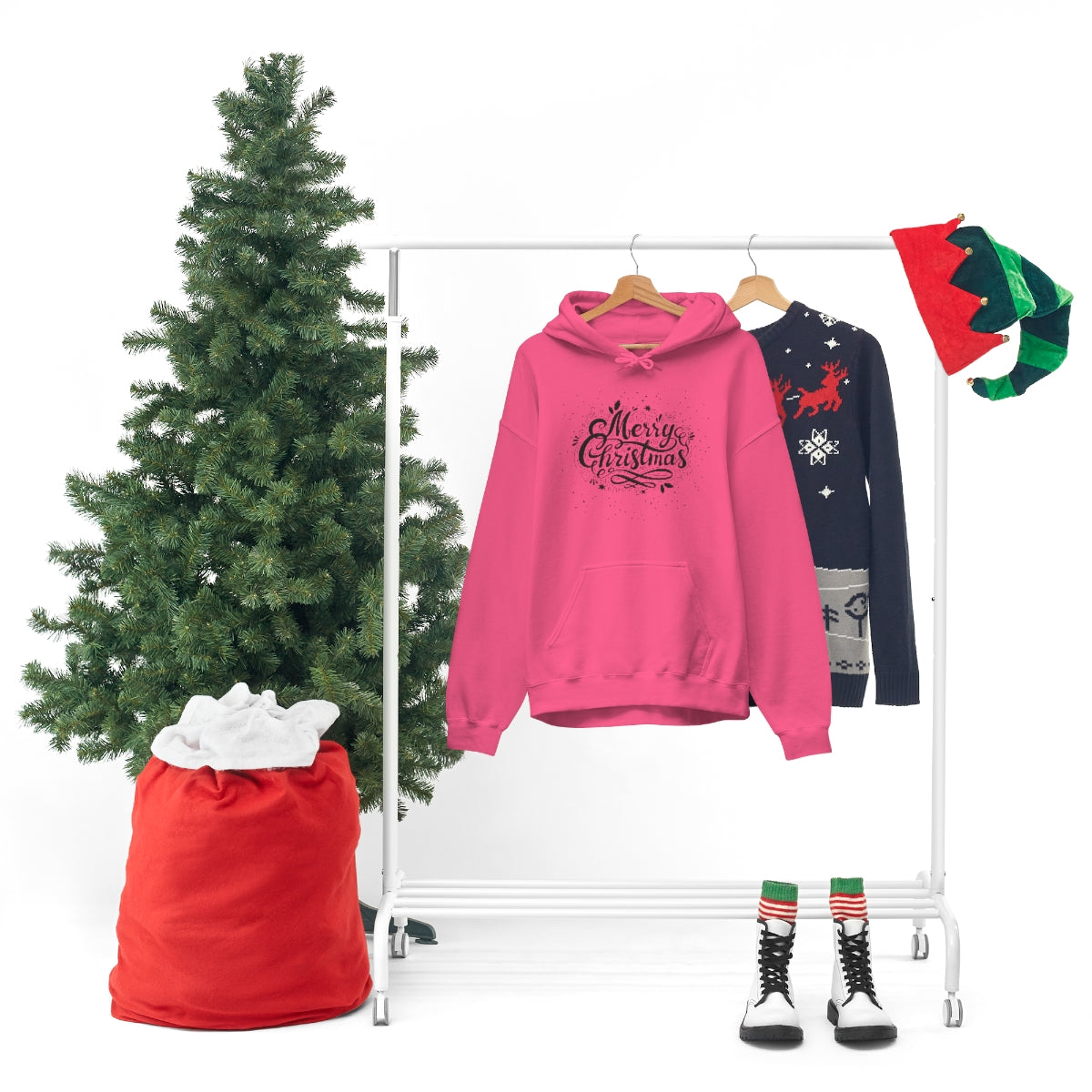 "Merry Christmas" Unisex Heavy Blend™ Hooded Sweatshirt