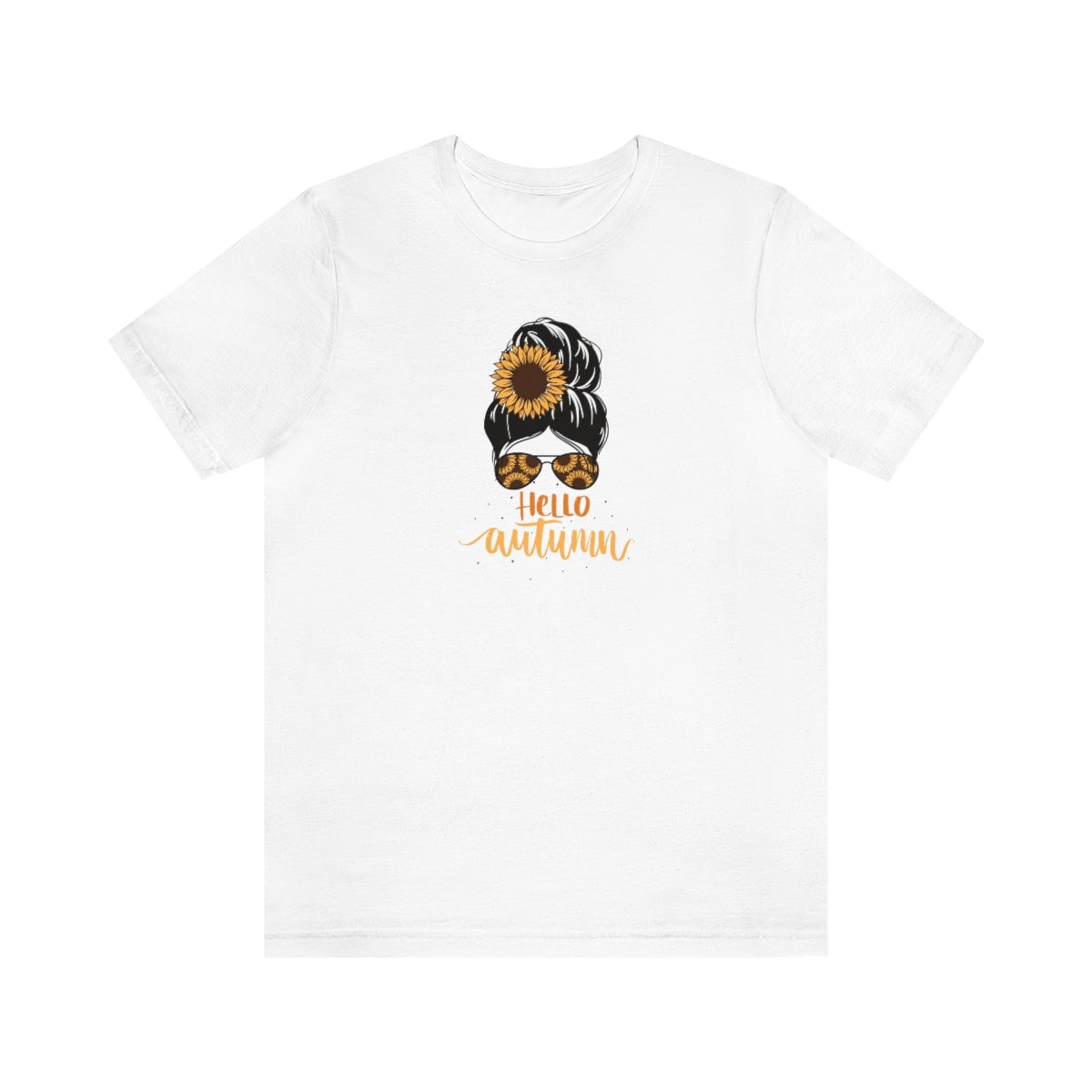 "Hello Autumn" Unisex Jersey Short Sleeve Tee