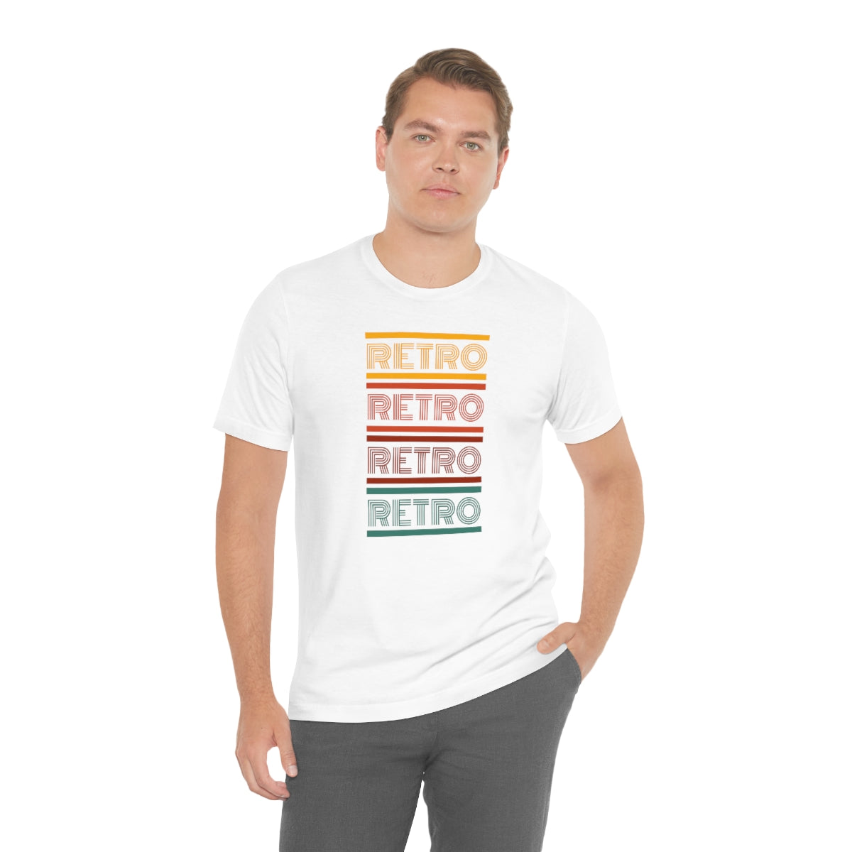 Retro Unisex Jersey Short Sleeve Tee