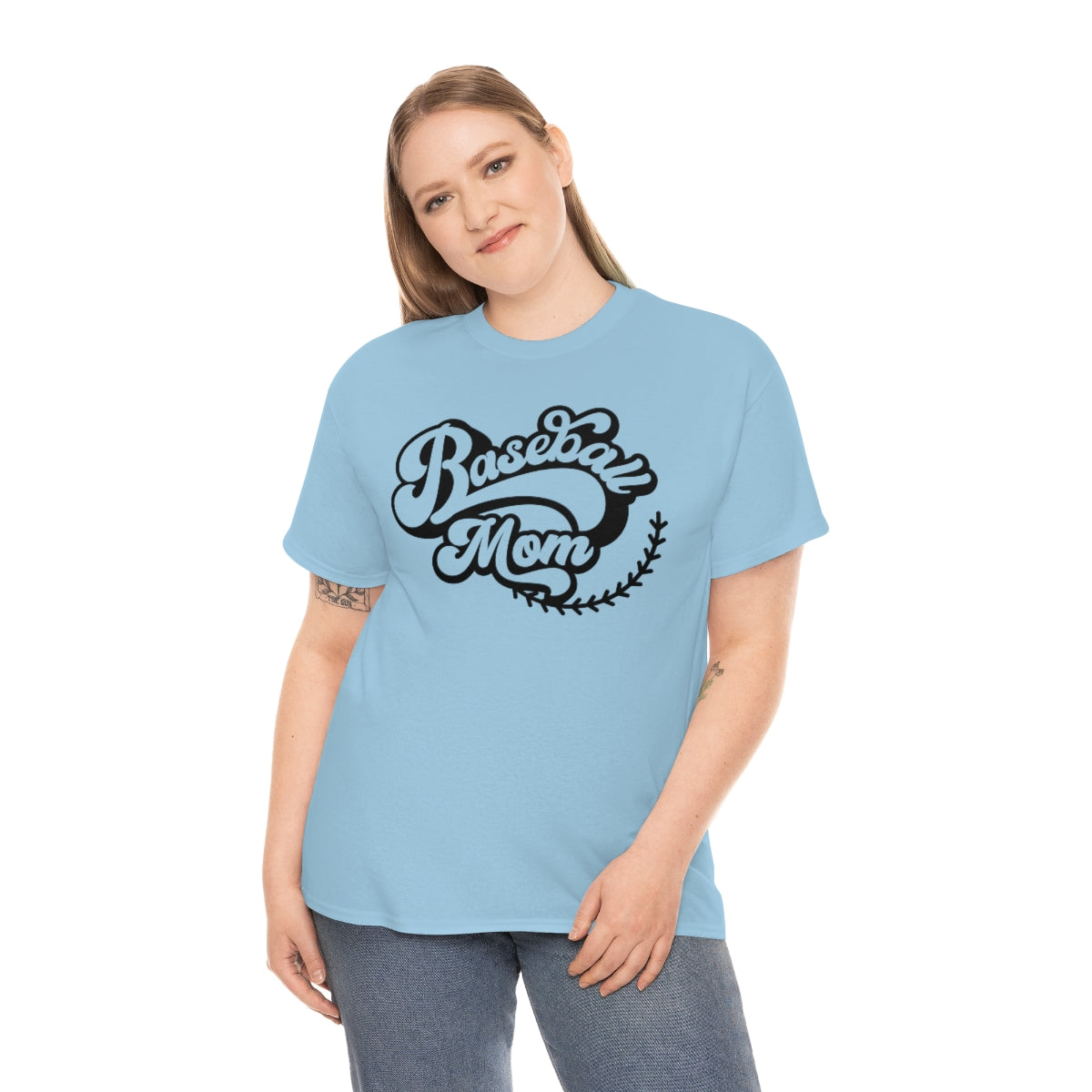 "Baseball Mom" Unisex Heavy Cotton Tee