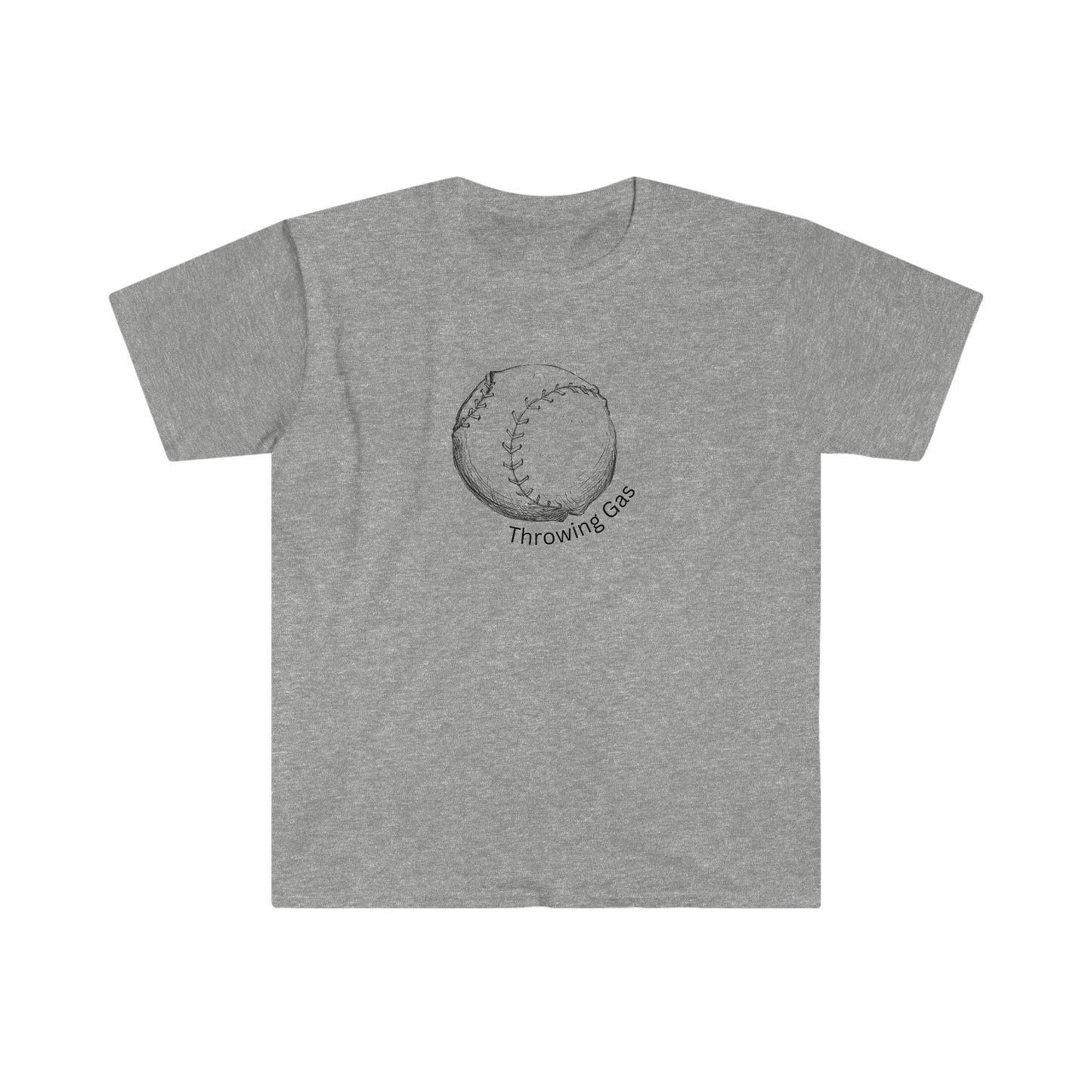"Throwing Gas" Unisex Softstyle T-Shirt