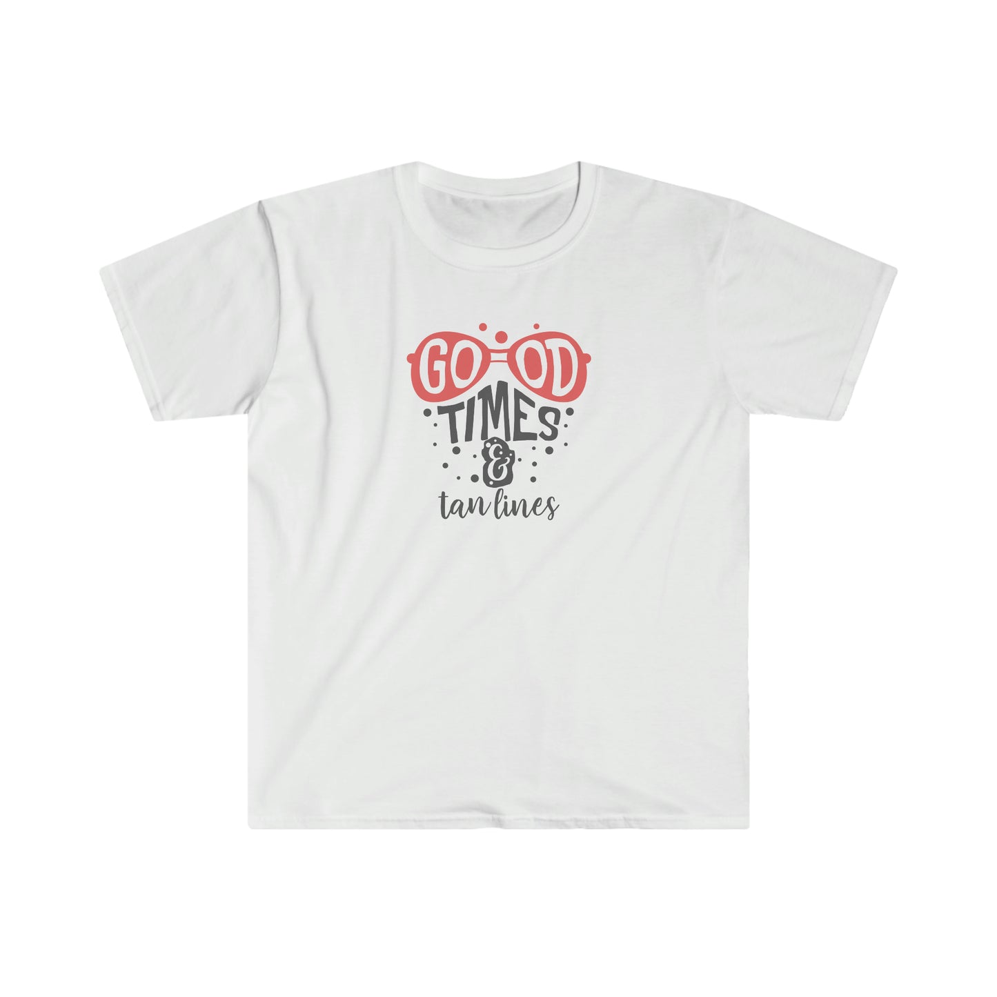 "Good Times & Tan Lines" Unisex Softstyle T-Shirt