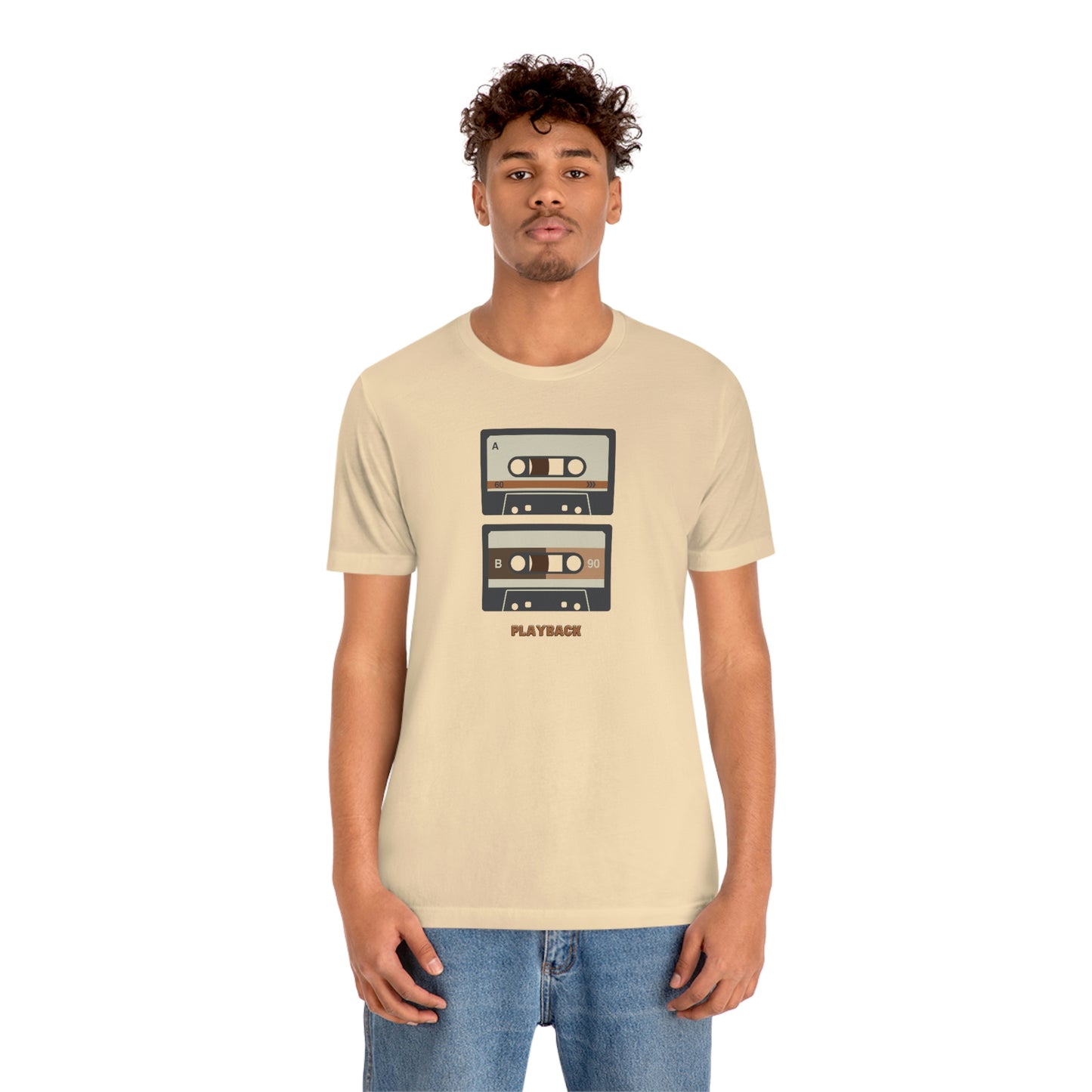 "Playback" Unisex Jersey Short Sleeve Tee