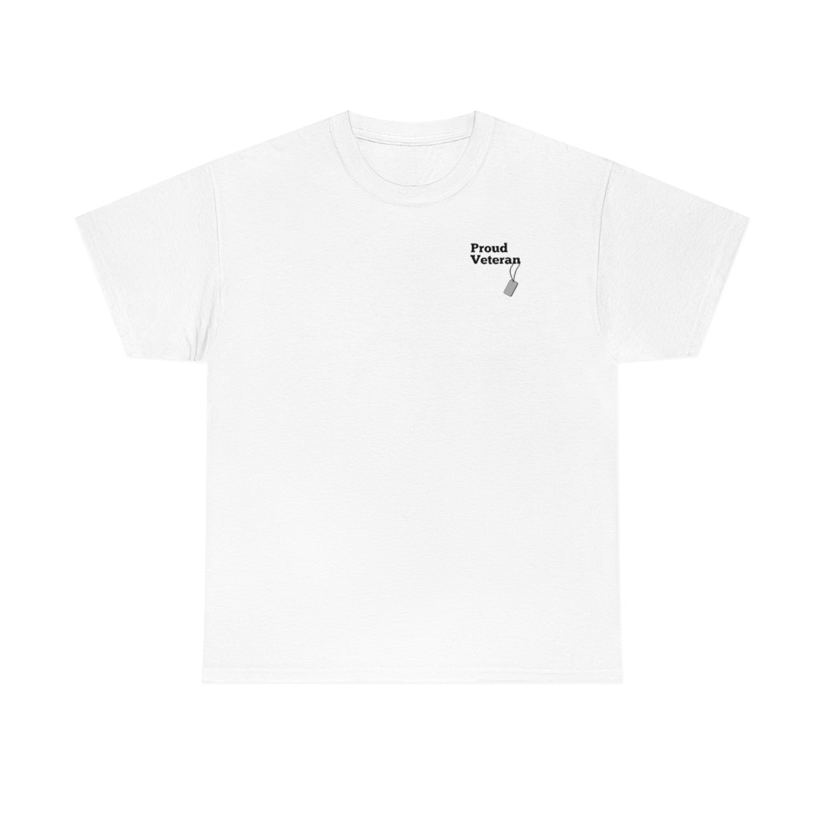 "Proud Veteran" Unisex Heavy Cotton Tee