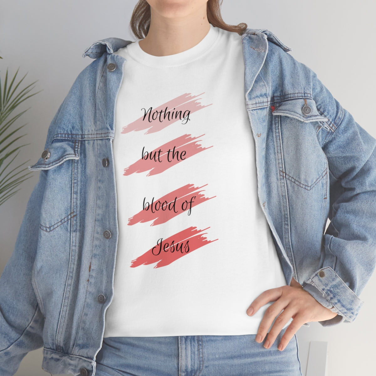 "Nothing But the Blood" Unisex Heavy Cotton Tee