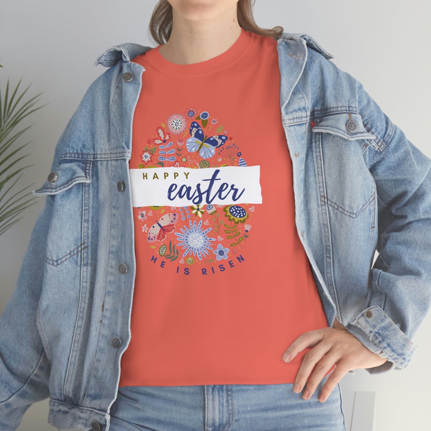 "Happy Easter" Unisex Heavy Cotton Tee