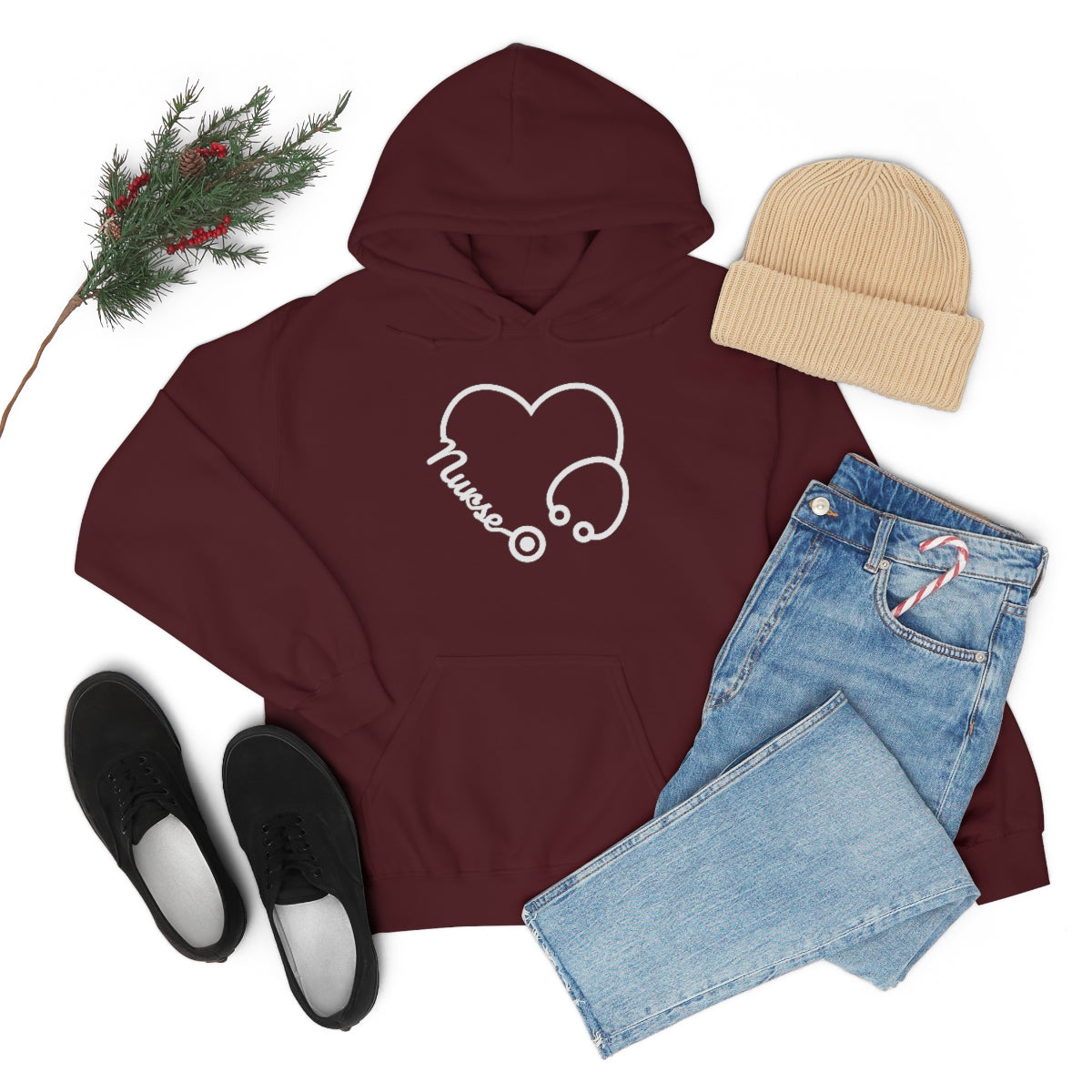 "Nurse" Unisex Heavy Blend™ Hooded Sweatshirt