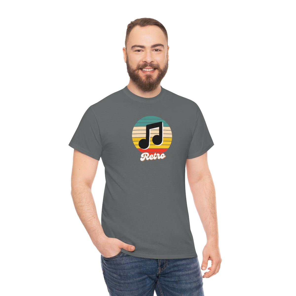 "Retro" Unisex Heavy Cotton Tee
