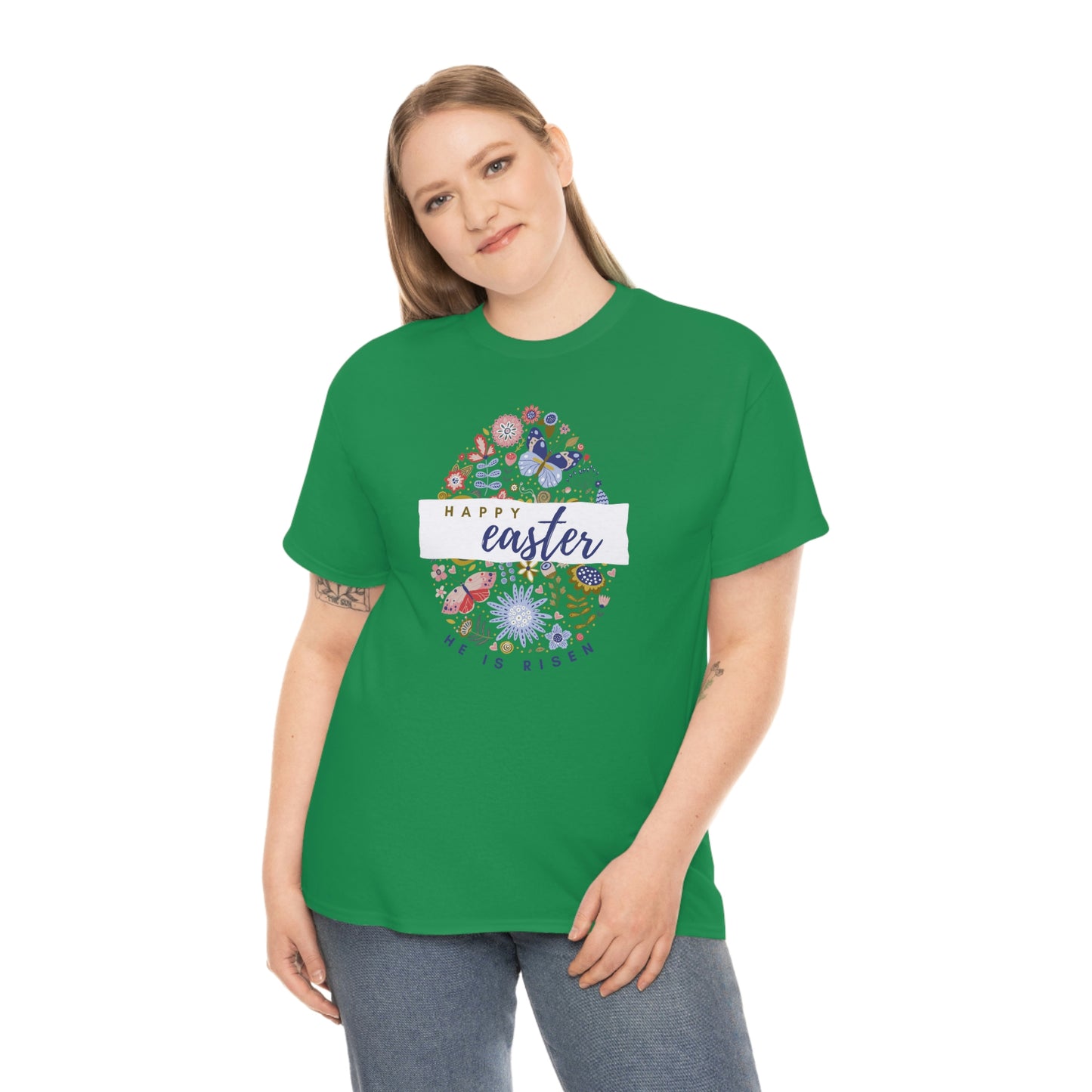 "Happy Easter" Unisex Heavy Cotton Tee