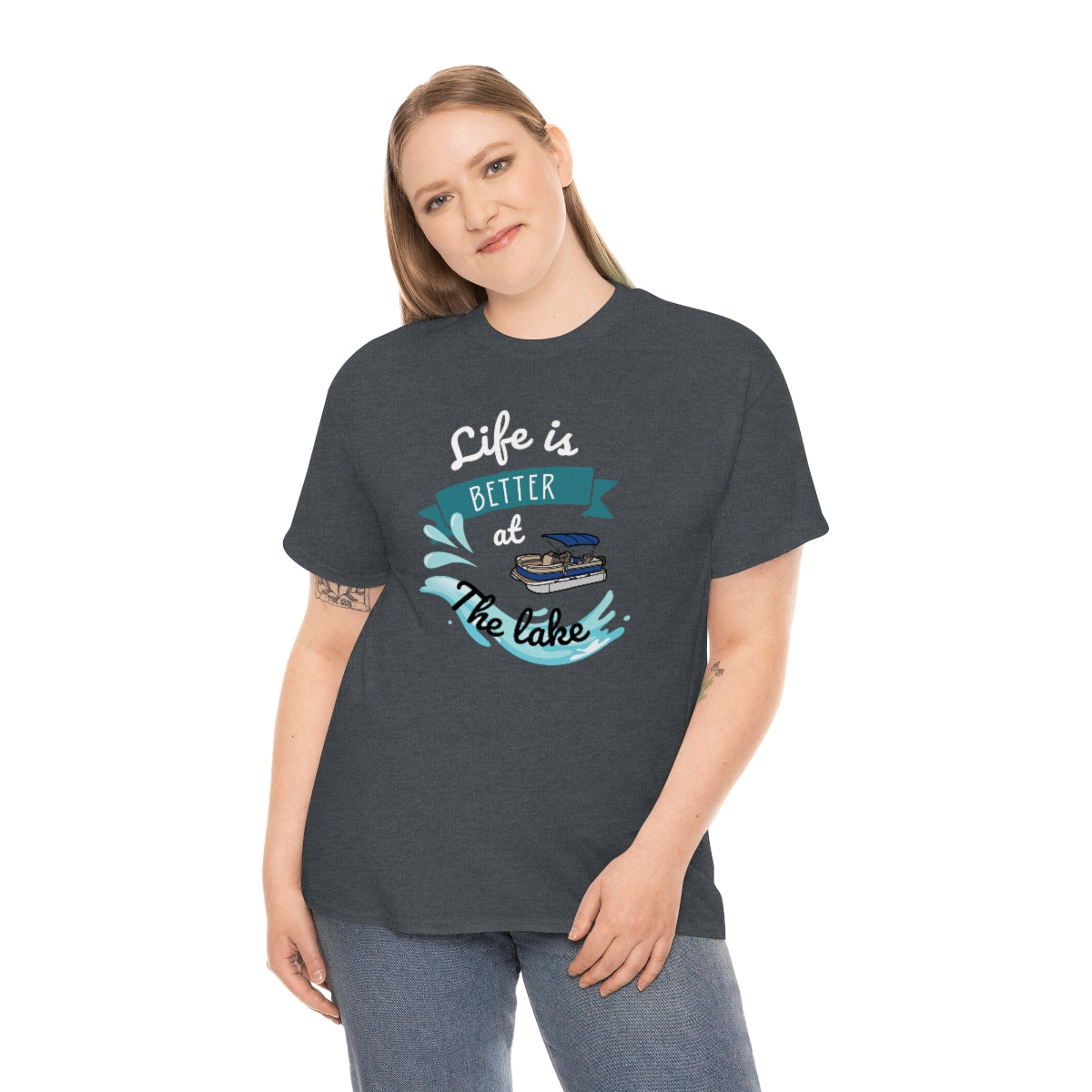 Life is Better at the Lake Unisex Heavy Cotton Tee