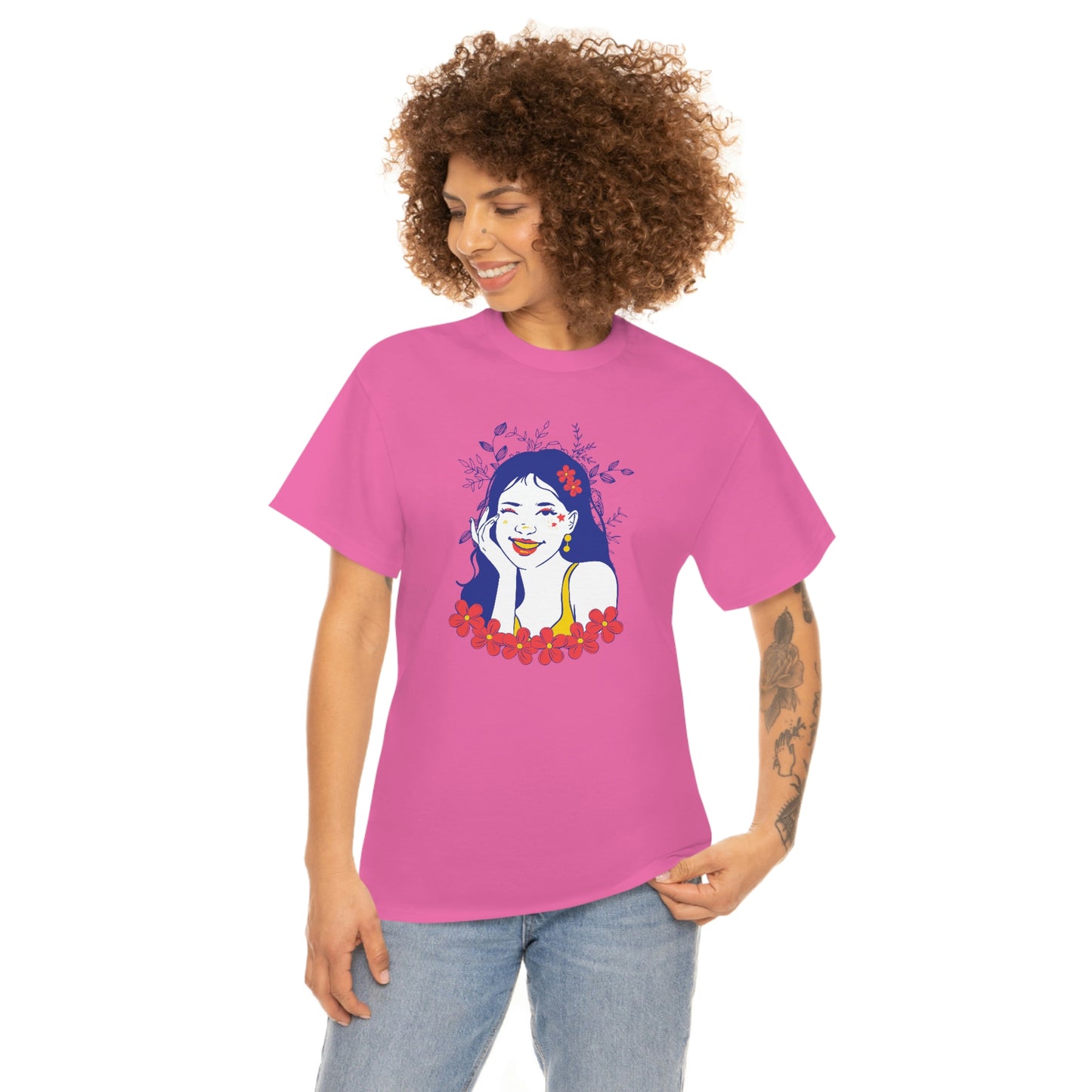 "Sunny Smiles" Unisex Heavy Cotton Tee