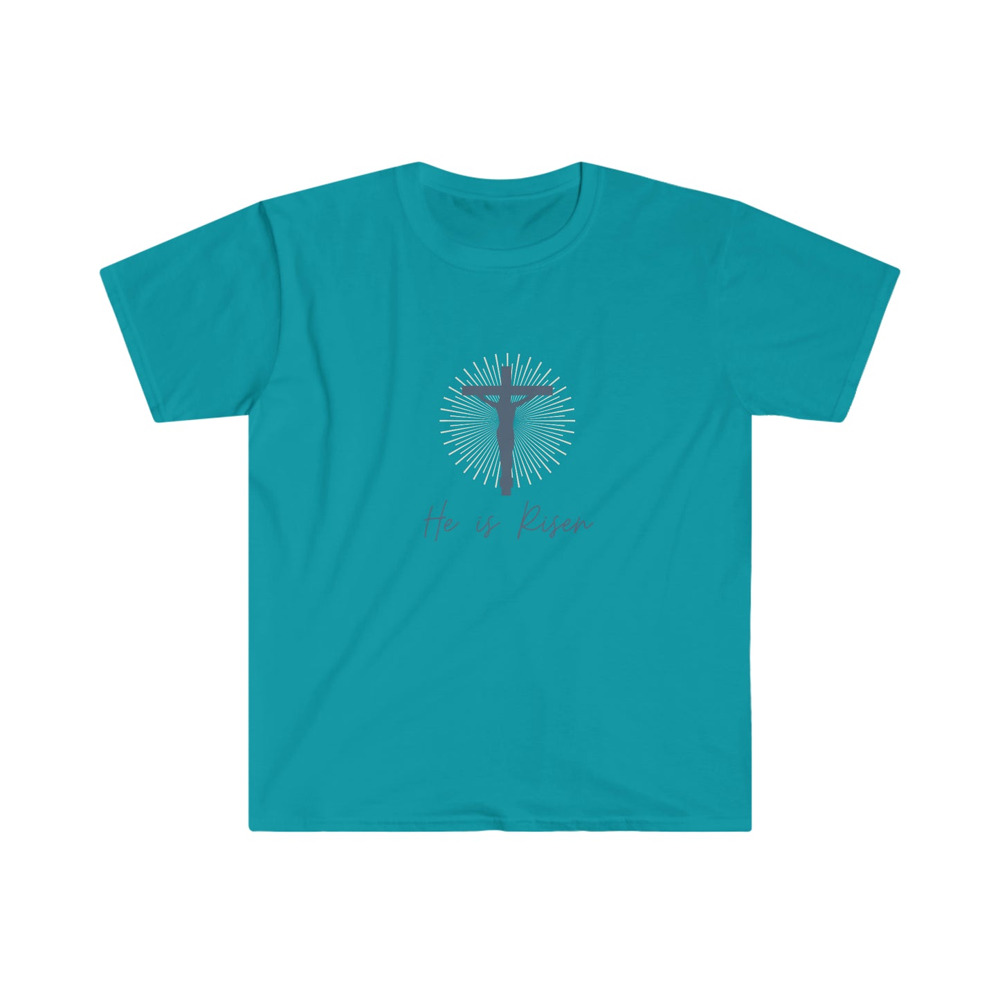 "He Is Risen" Unisex Softstyle T-Shirt