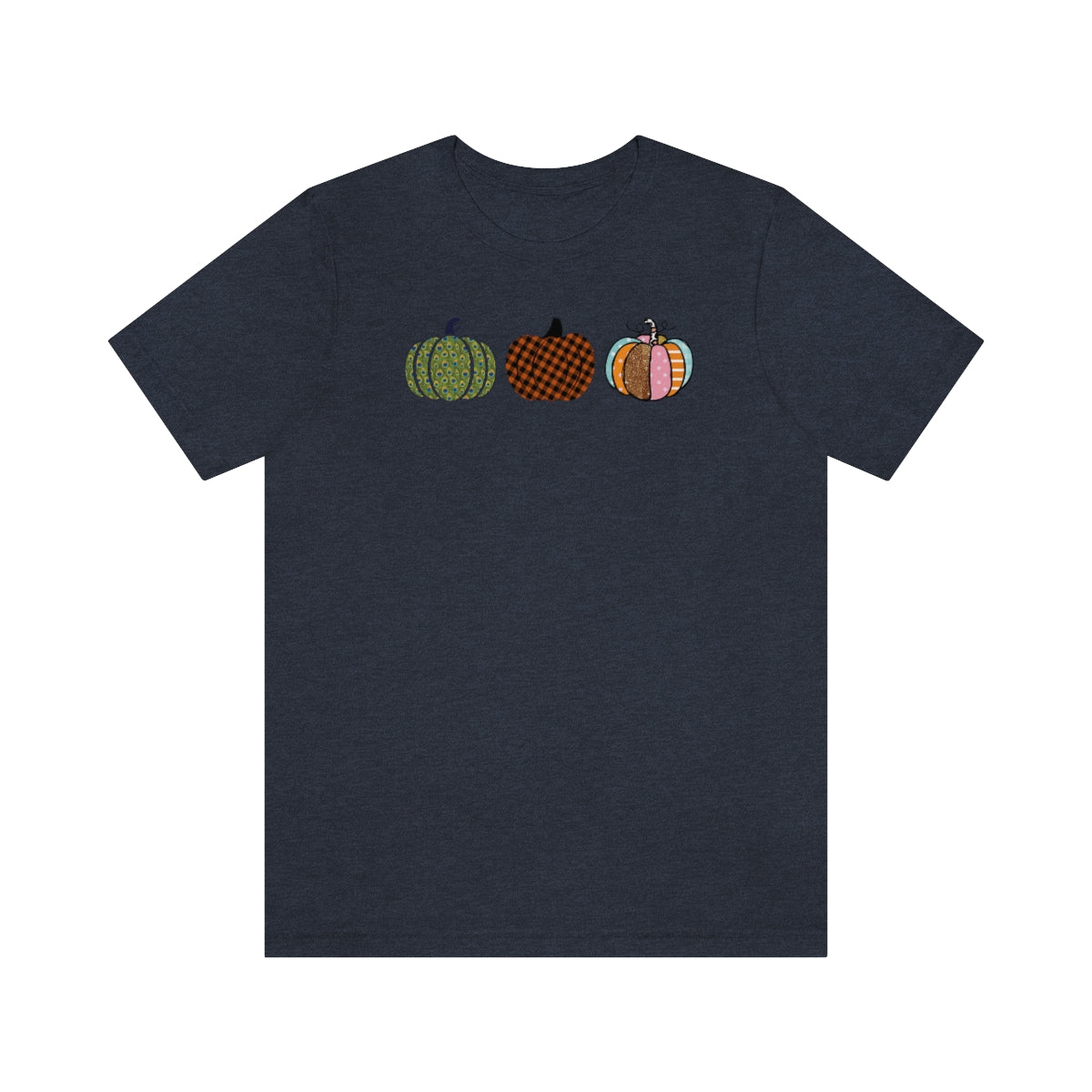 "Triple Pumpkins" Unisex Jersey Short Sleeve Tee