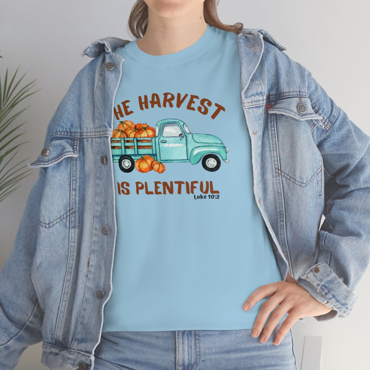 The Harvest is Plentiful Unisex Heavy Cotton Tee