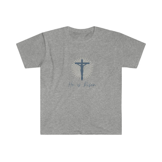 "He Is Risen" Unisex Softstyle T-Shirt