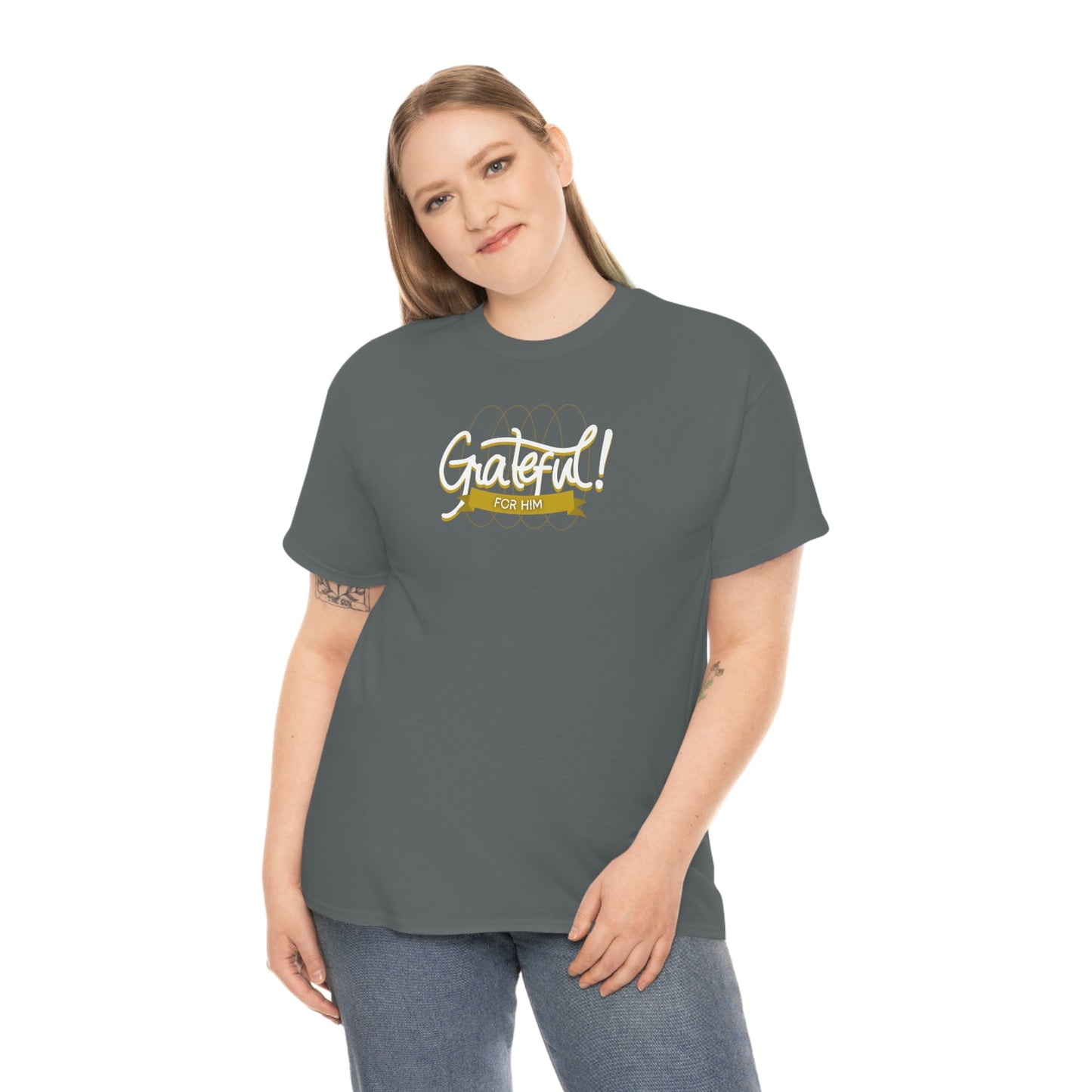 "Grateful" Unisex Heavy Cotton Tee
