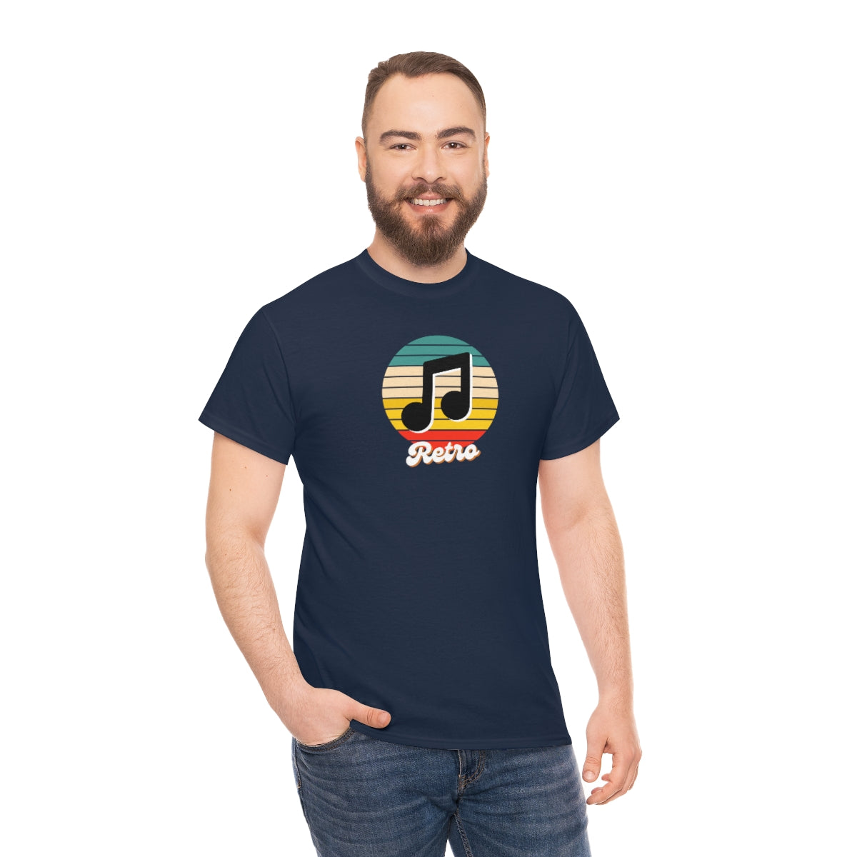 "Retro" Unisex Heavy Cotton Tee