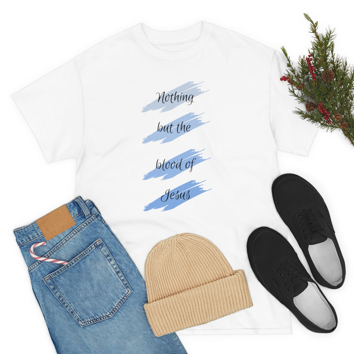 "Nothing But the Blood" Unisex Heavy Cotton Tee