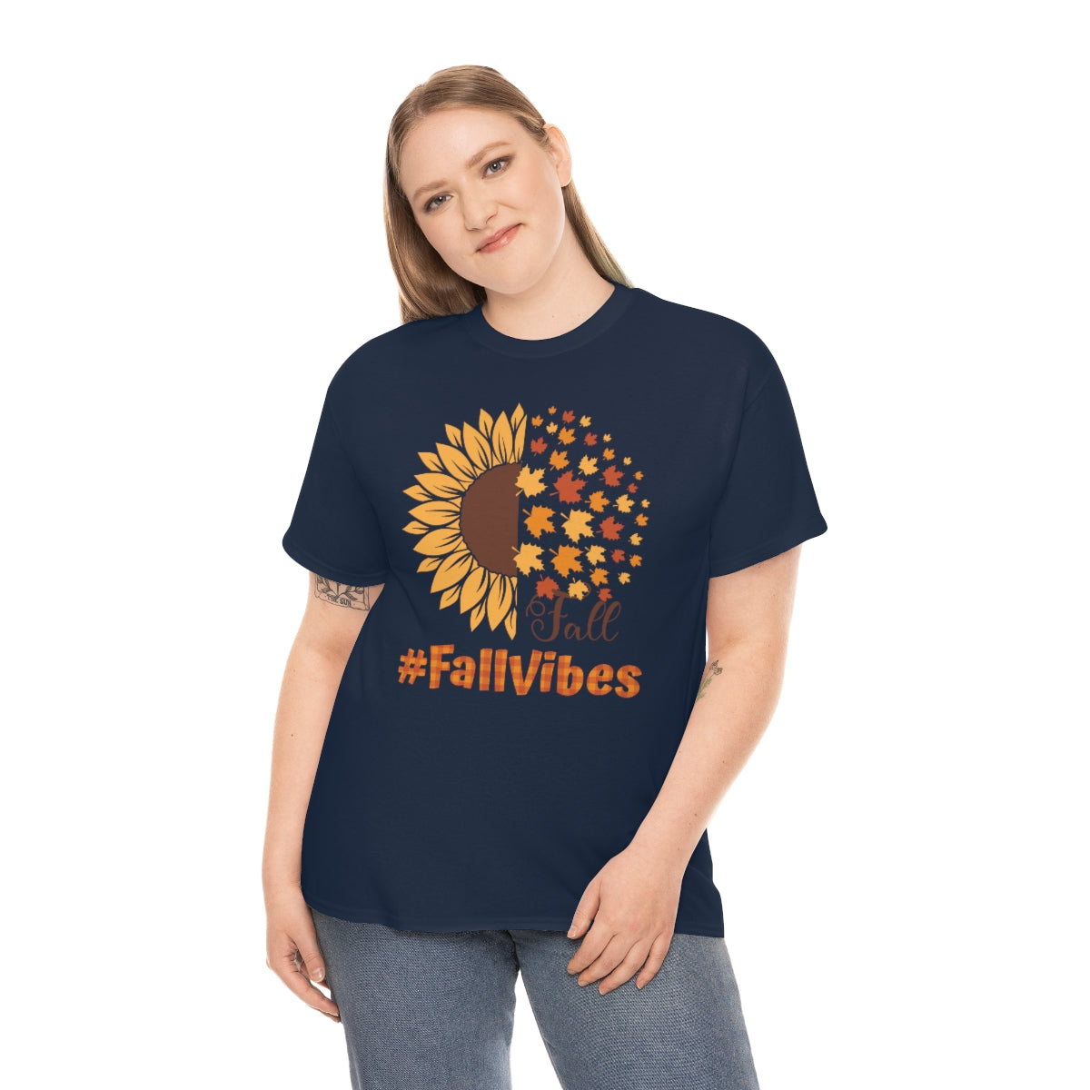 "#FallVibes" Unisex Heavy Cotton Tee