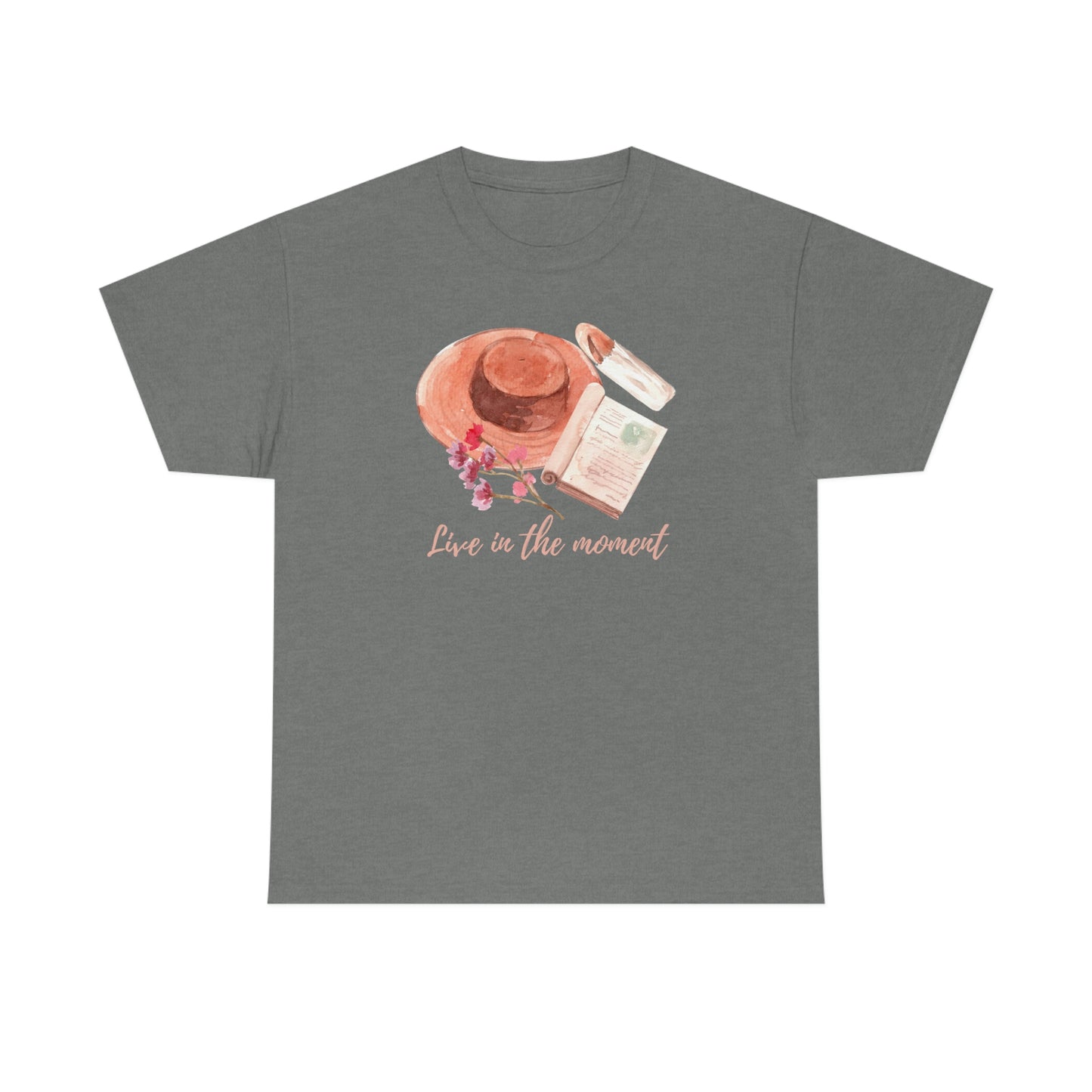 "Live in the Moment" Unisex Heavy Cotton Tee