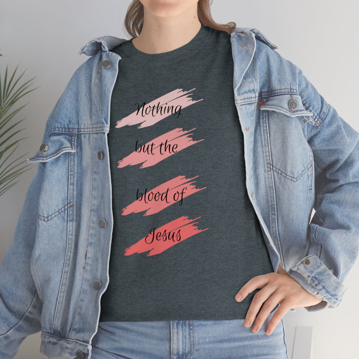 "Nothing But the Blood" Unisex Heavy Cotton Tee