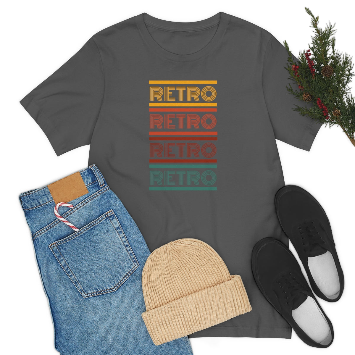 Retro Unisex Jersey Short Sleeve Tee