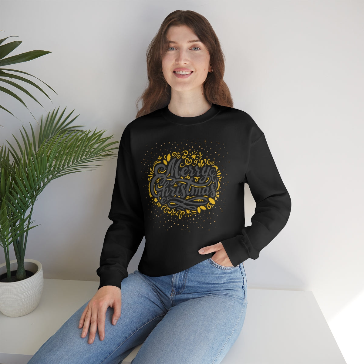 "Merry Christmas" Unisex Heavy Blend™ Crewneck Sweatshirt