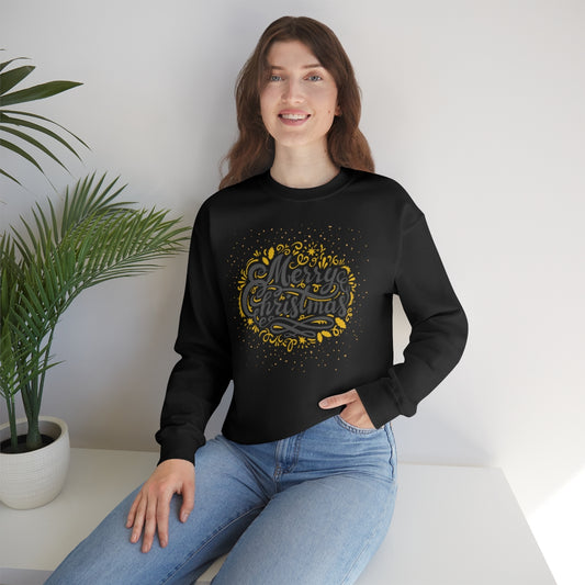 "Merry Christmas" Unisex Heavy Blend™ Crewneck Sweatshirt