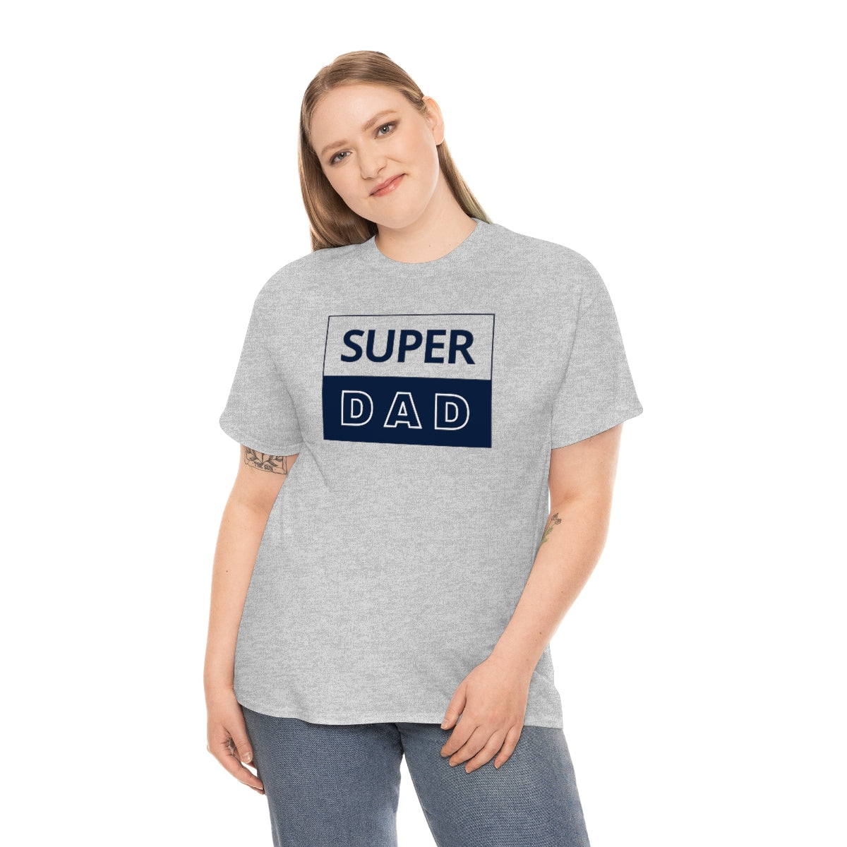 "Super Dad" Unisex Heavy Cotton Tee