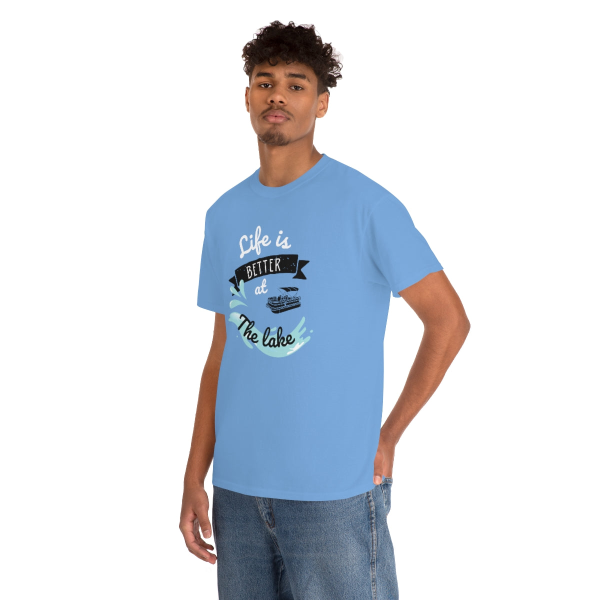 Life is Better at the Lake Unisex Heavy Cotton Tee