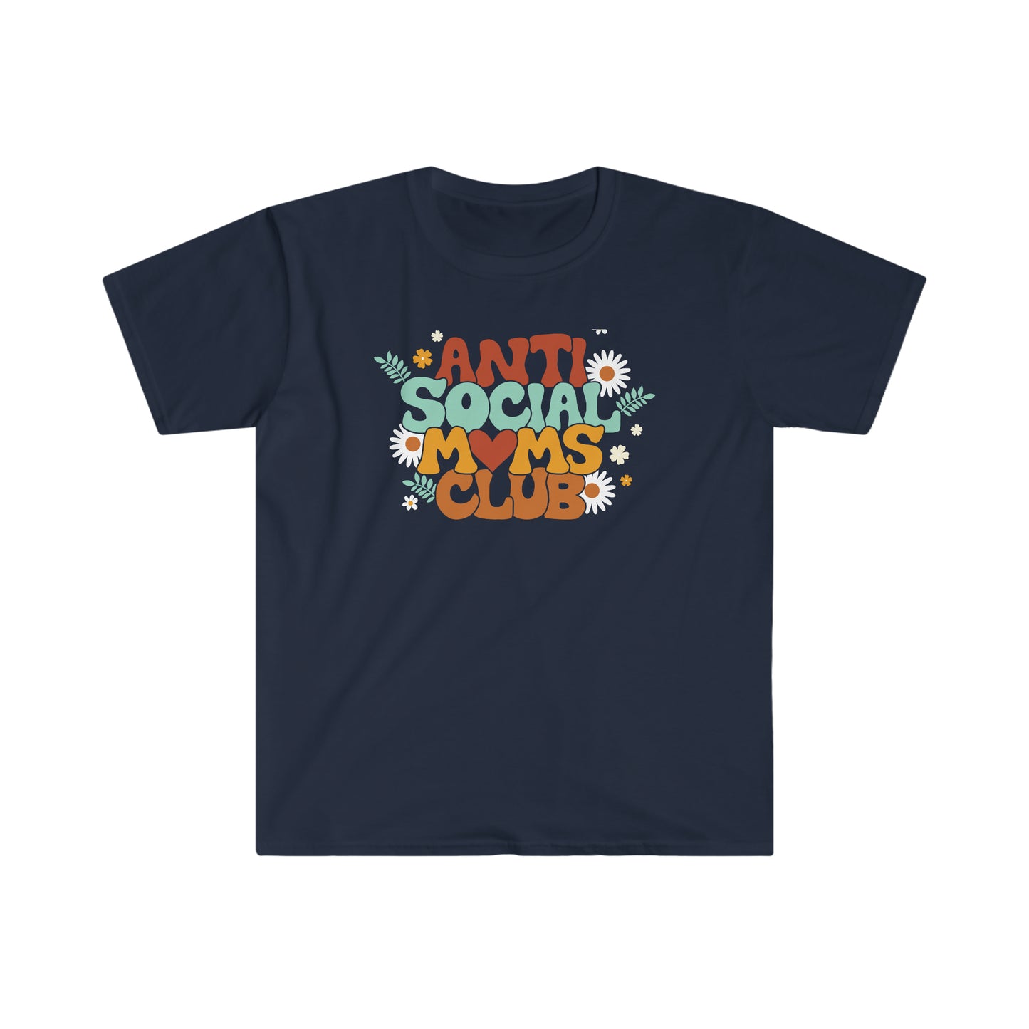 "Anti Social Moms Club" Unisex Softstyle T-Shirt