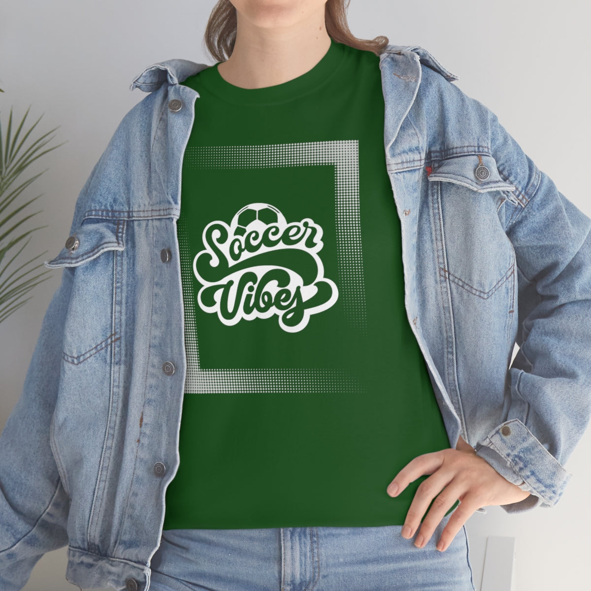 "Soccer Vibes" Unisex Heavy Cotton Tee