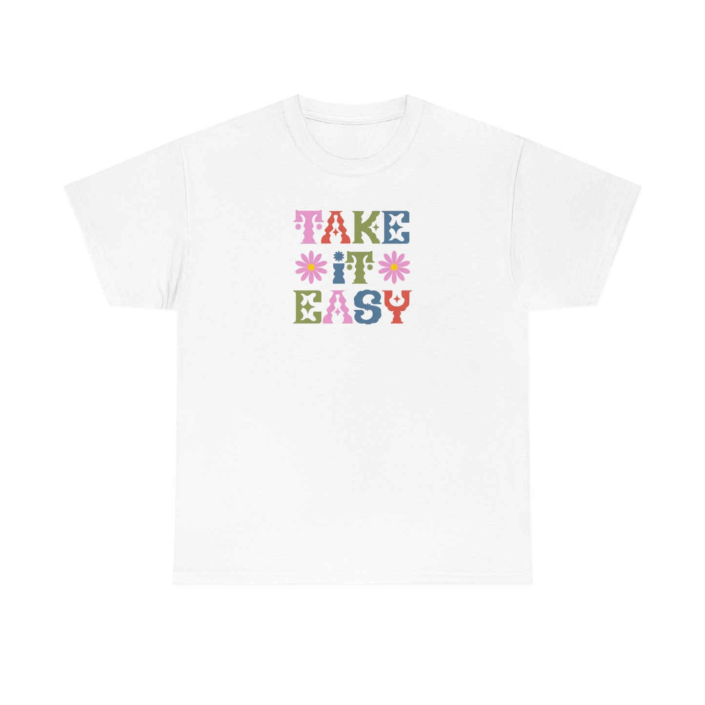 "Take It Easy" Unisex Heavy Cotton Tee