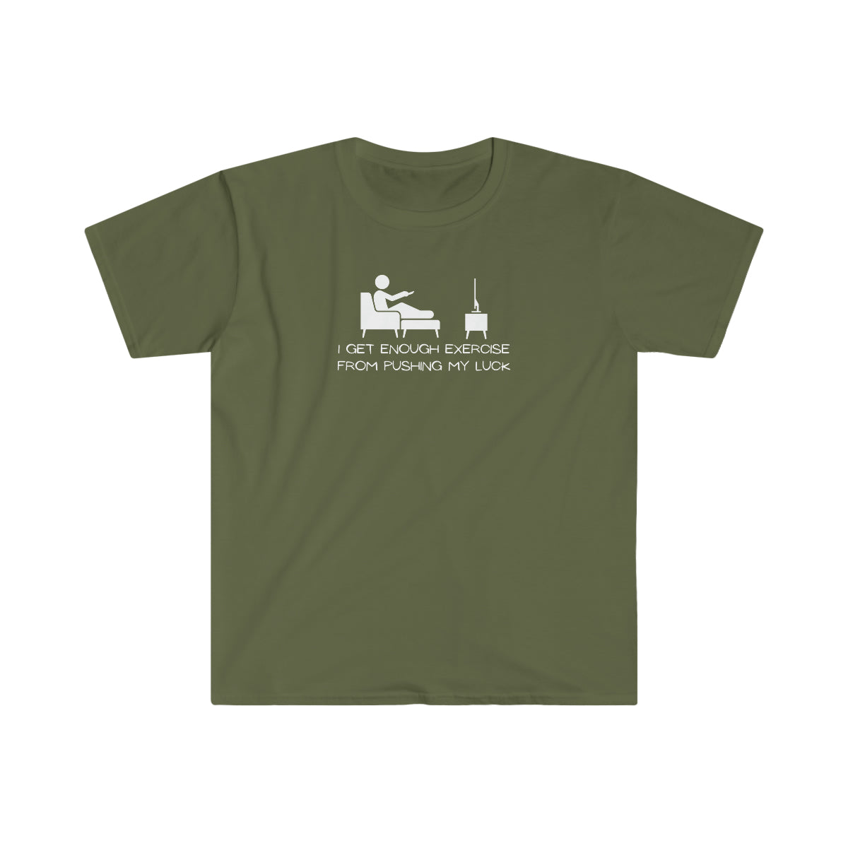 "Pushing My Luck" Unisex Softstyle T-Shirt
