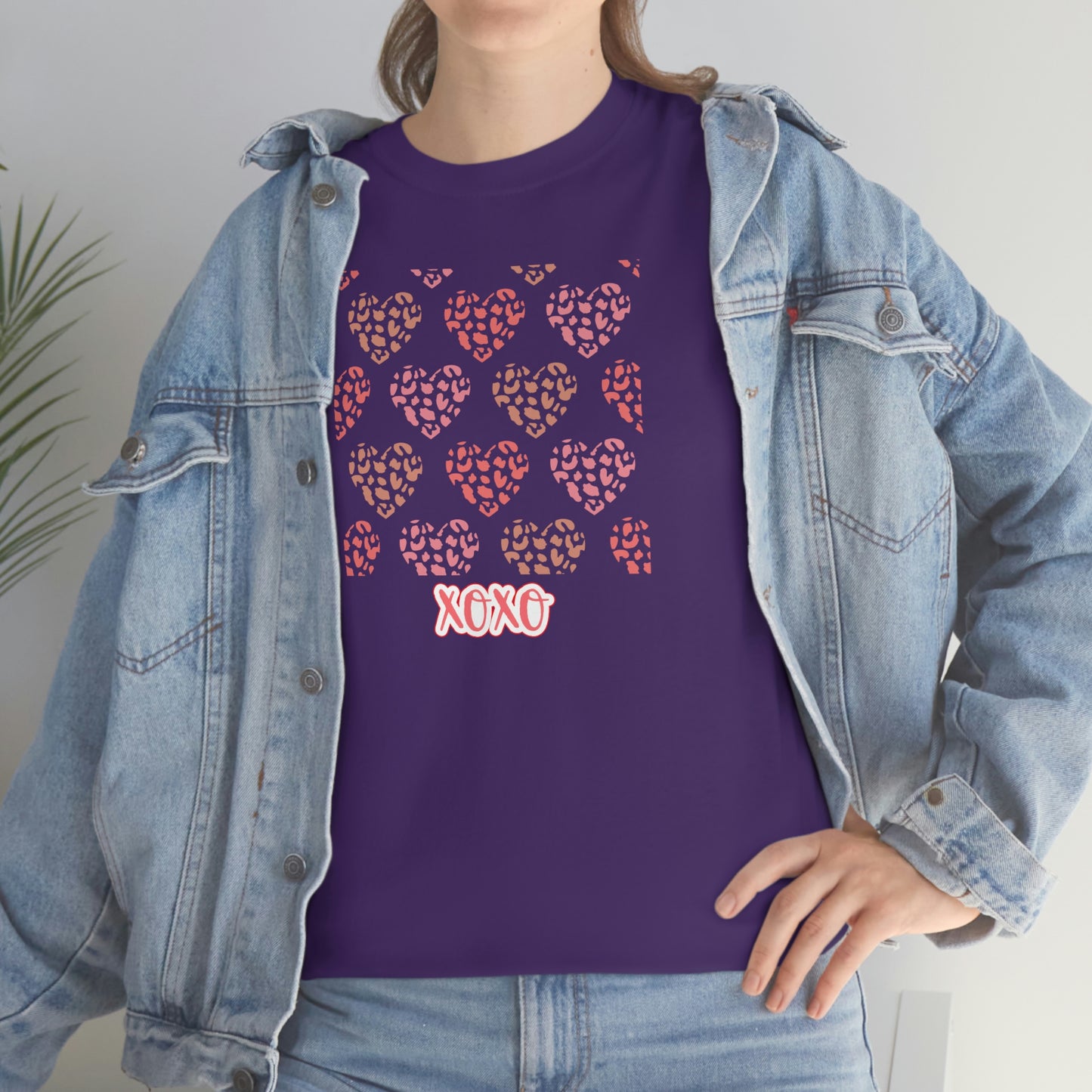 "XOXO Hearts" Unisex Heavy Cotton Tee