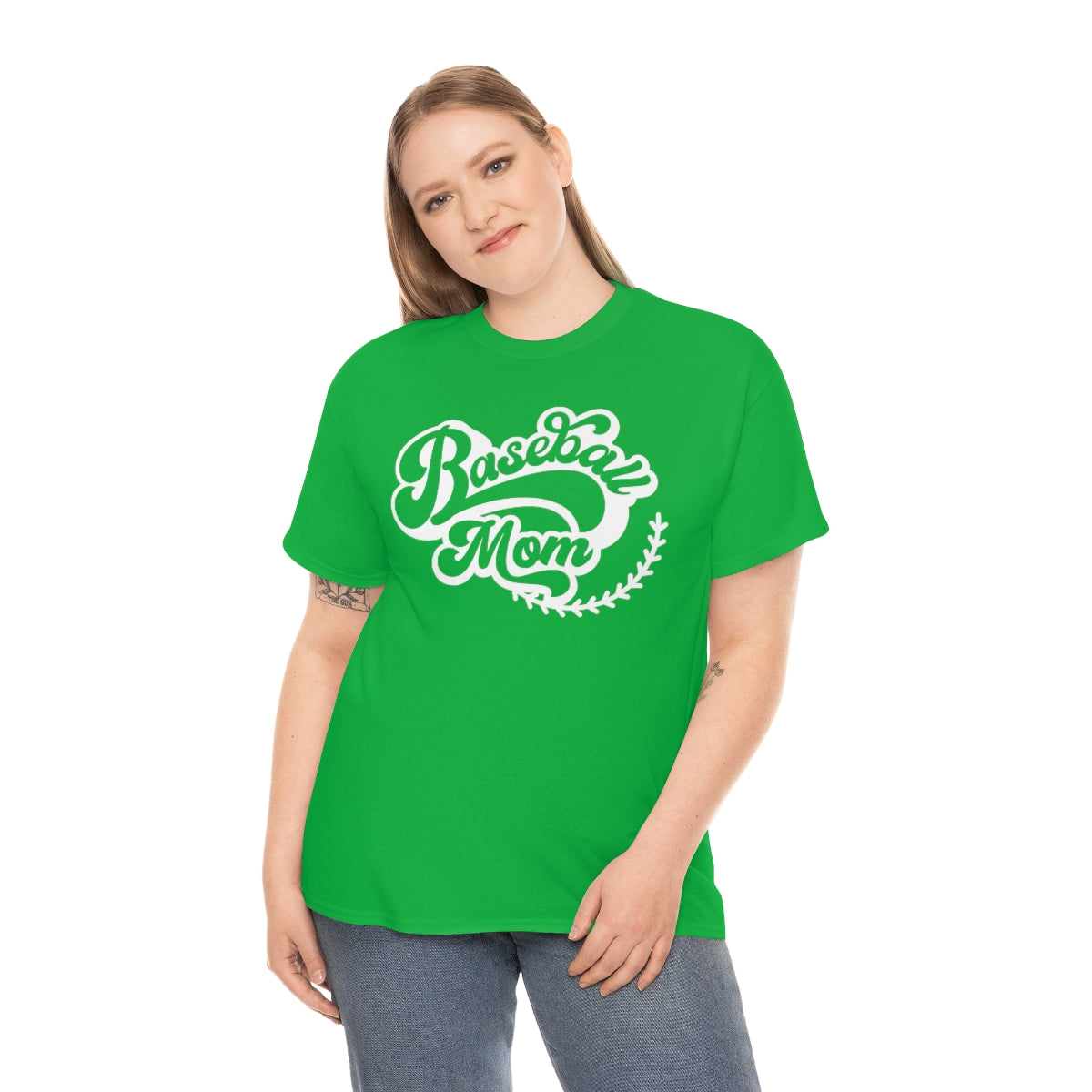 "Baseball Mom" Unisex Heavy Cotton Tee