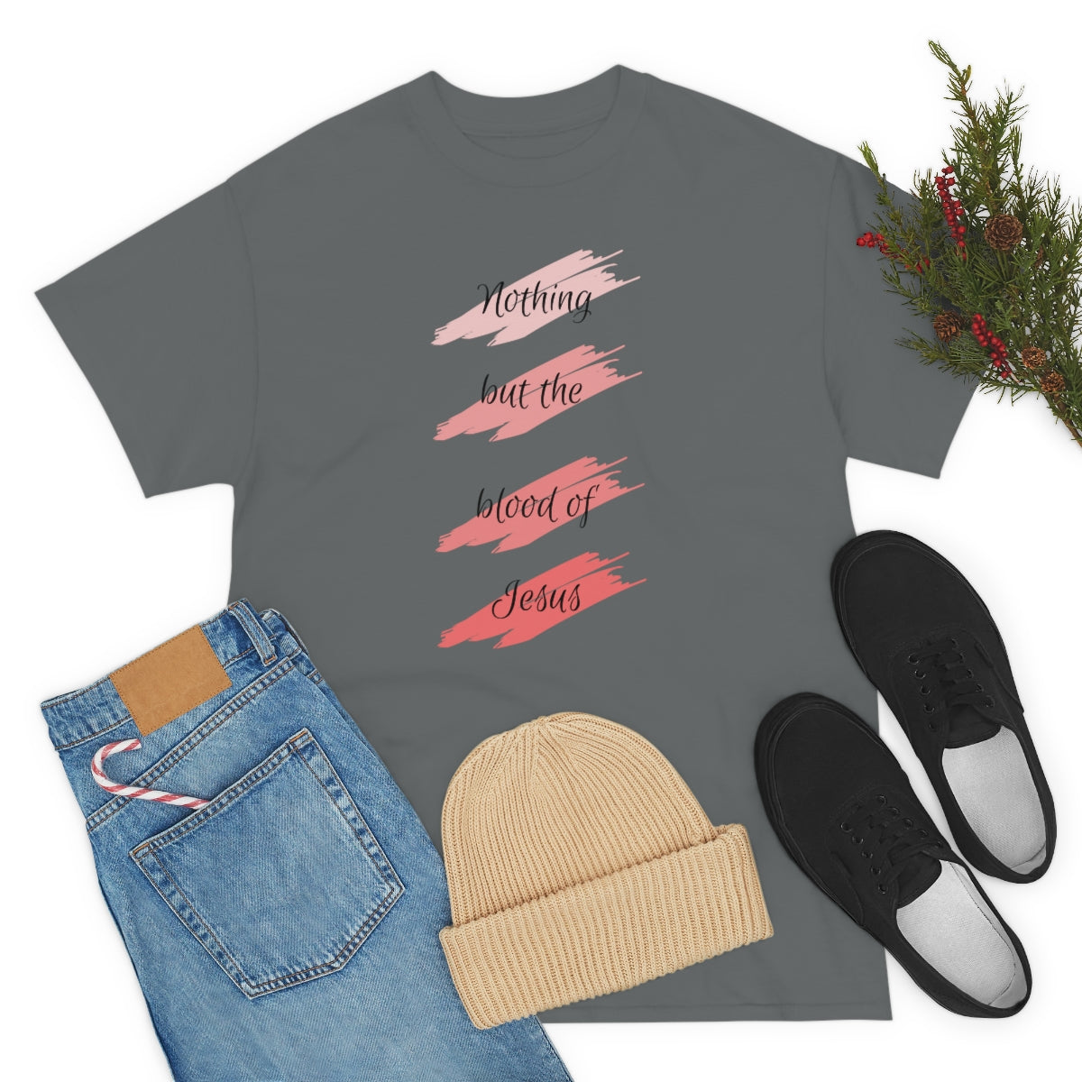 "Nothing But the Blood" Unisex Heavy Cotton Tee