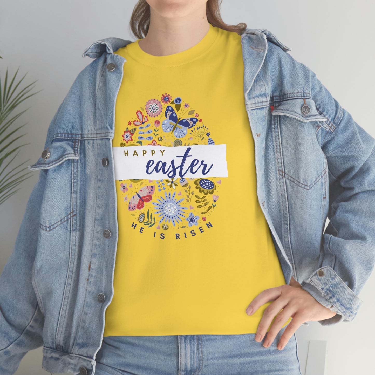 "Happy Easter" Unisex Heavy Cotton Tee