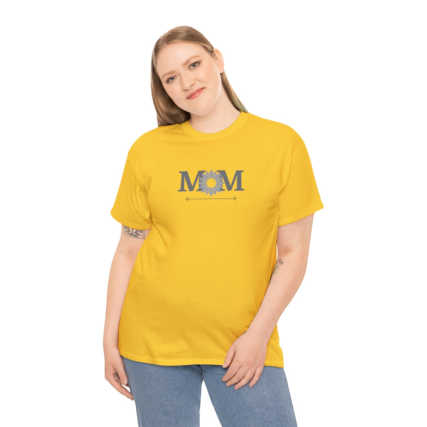 "Mom" Unisex Heavy Cotton Tee