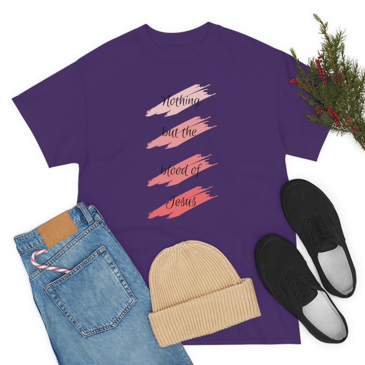 "Nothing But the Blood" Unisex Heavy Cotton Tee
