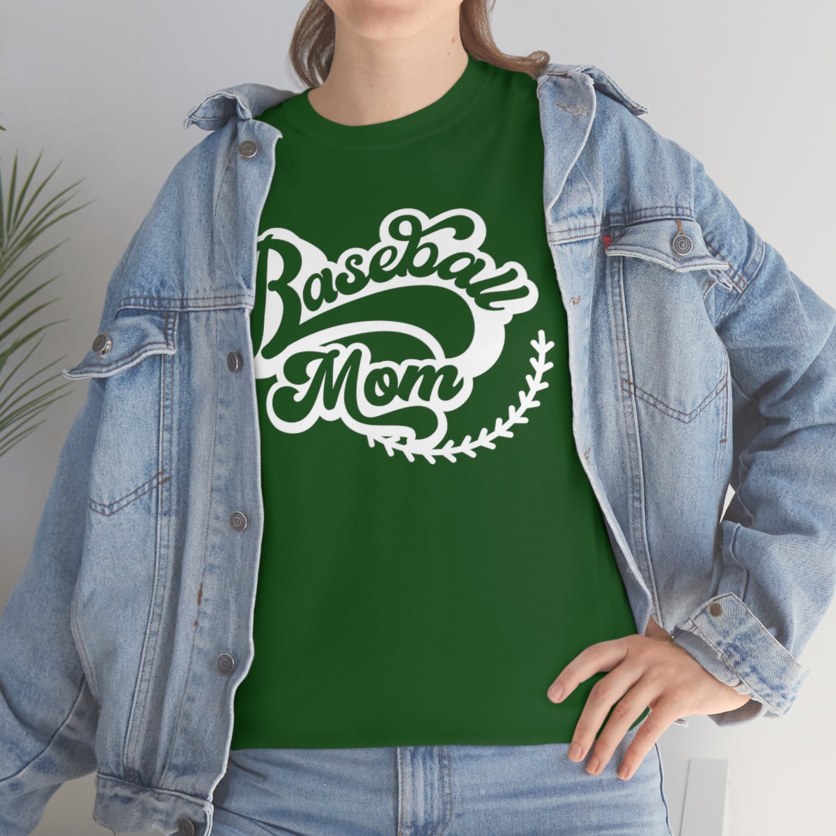 "Baseball Mom" Unisex Heavy Cotton Tee