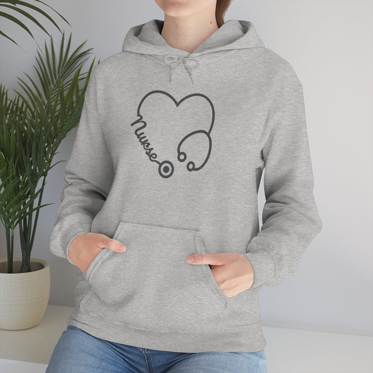 "Nurse" Unisex Heavy Blend™ Hooded Sweatshirt