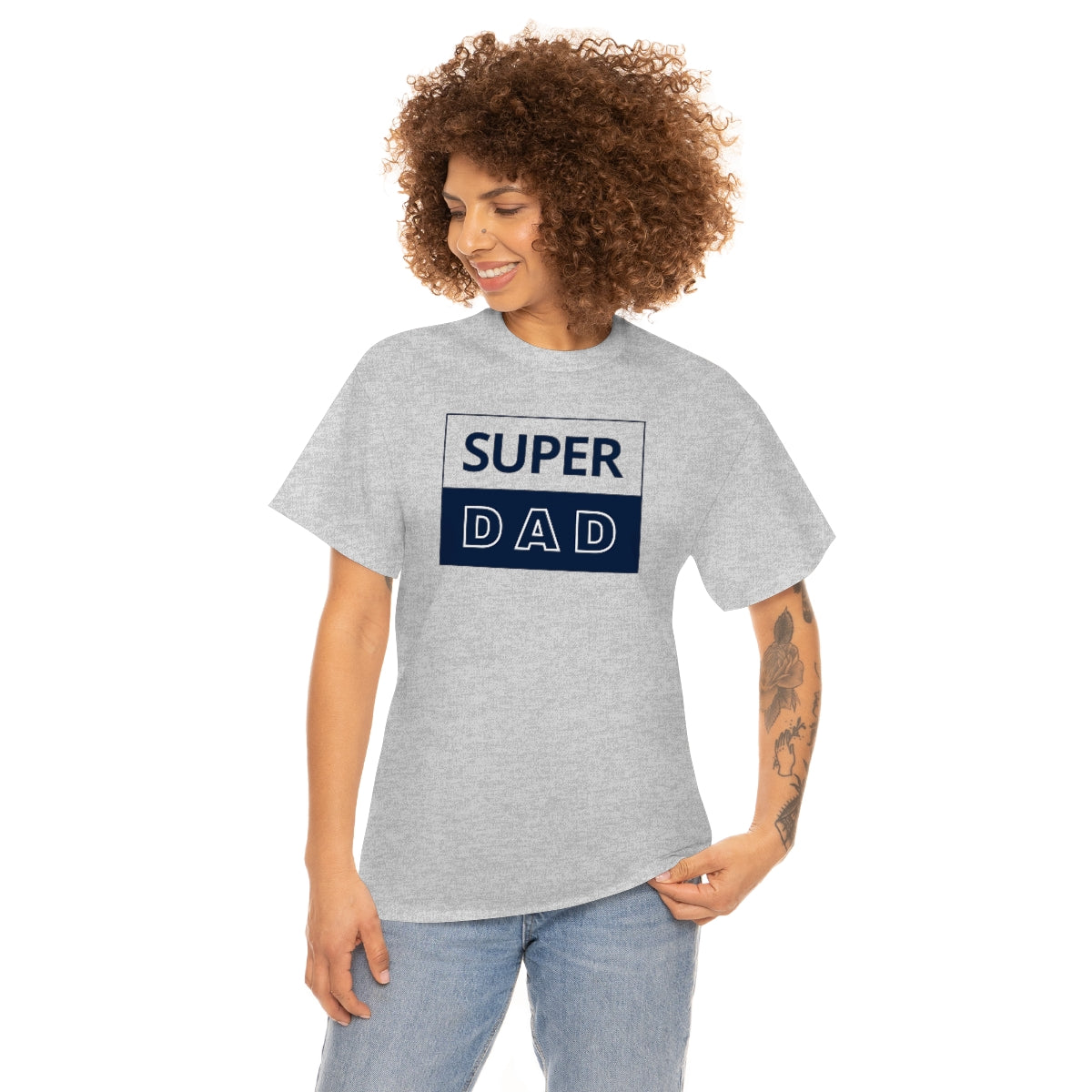 "Super Dad" Unisex Heavy Cotton Tee