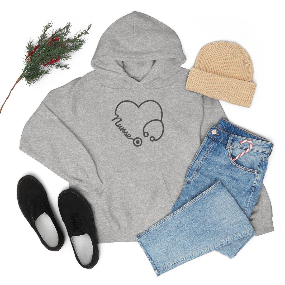 "Nurse" Unisex Heavy Blend™ Hooded Sweatshirt