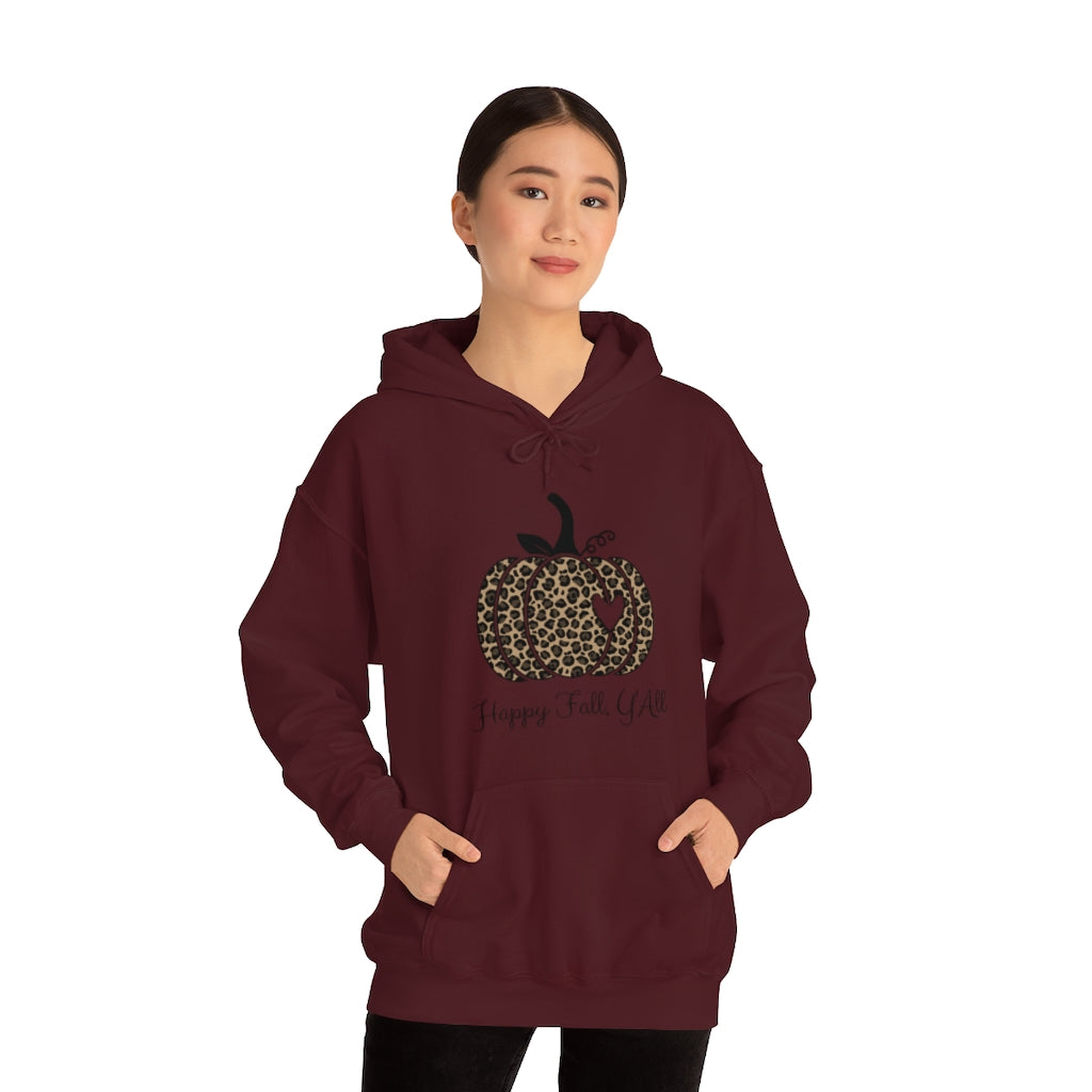 Happy Fall Y'all Unisex Heavy Blend™ Hooded Sweatshirt