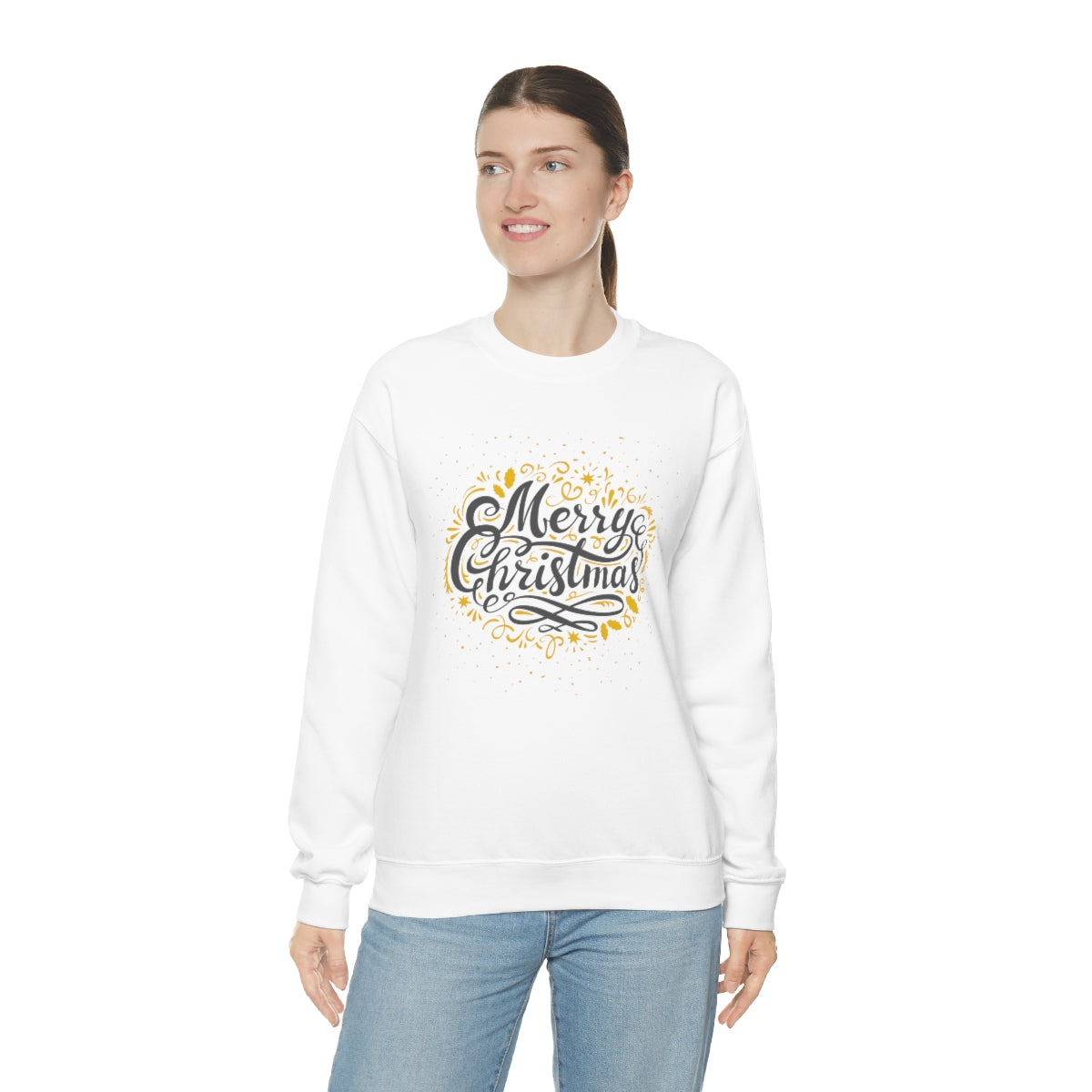 "Merry Christmas" Unisex Heavy Blend™ Crewneck Sweatshirt