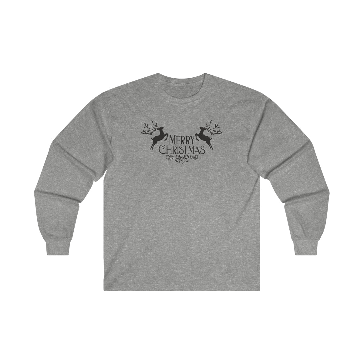 "Merry Christmas" Ultra Cotton Long Sleeve Tee