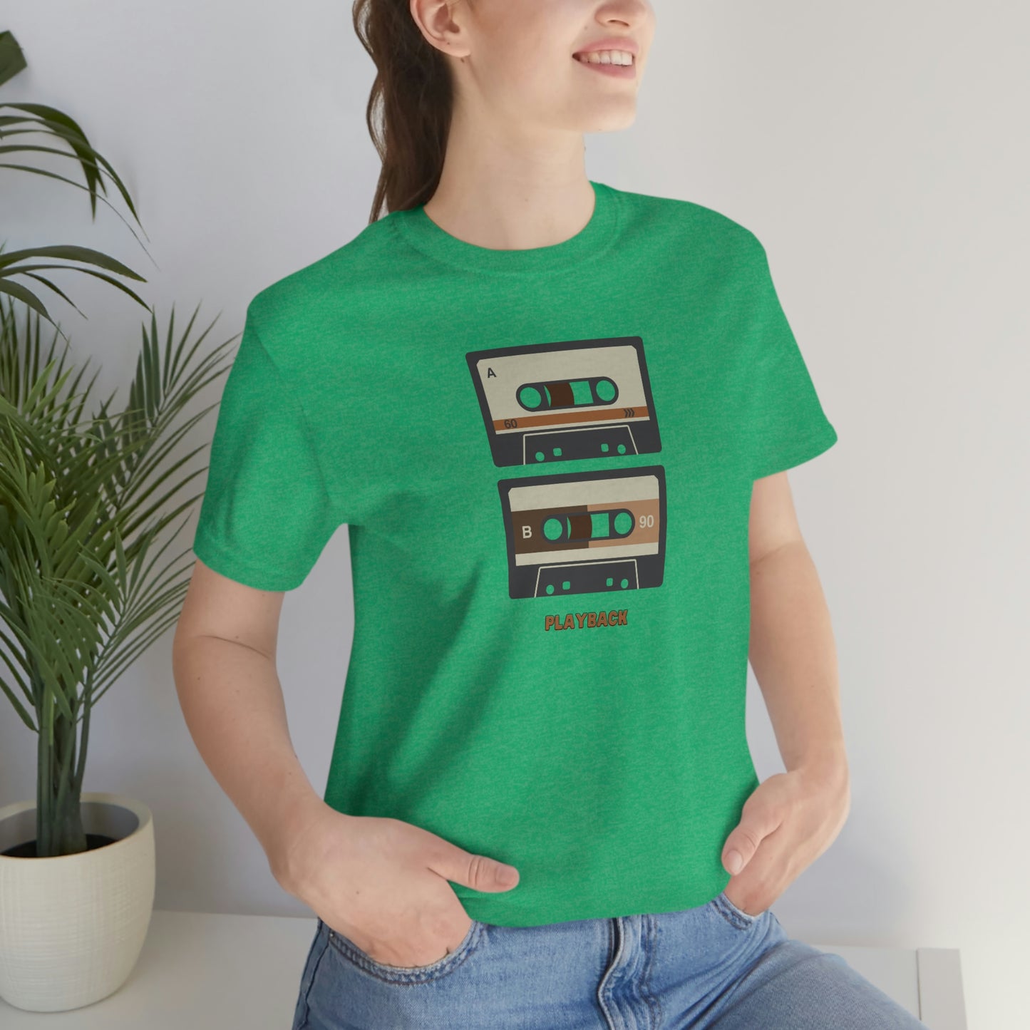 "Playback" Unisex Jersey Short Sleeve Tee