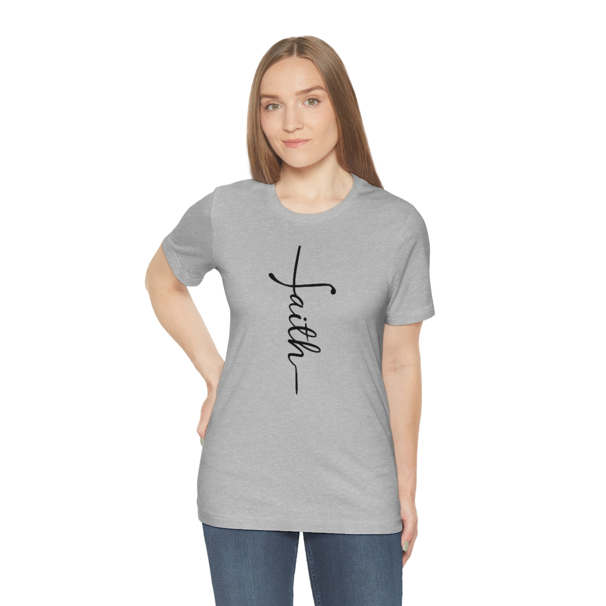 "Faith" Unisex Jersey Short Sleeve Tee
